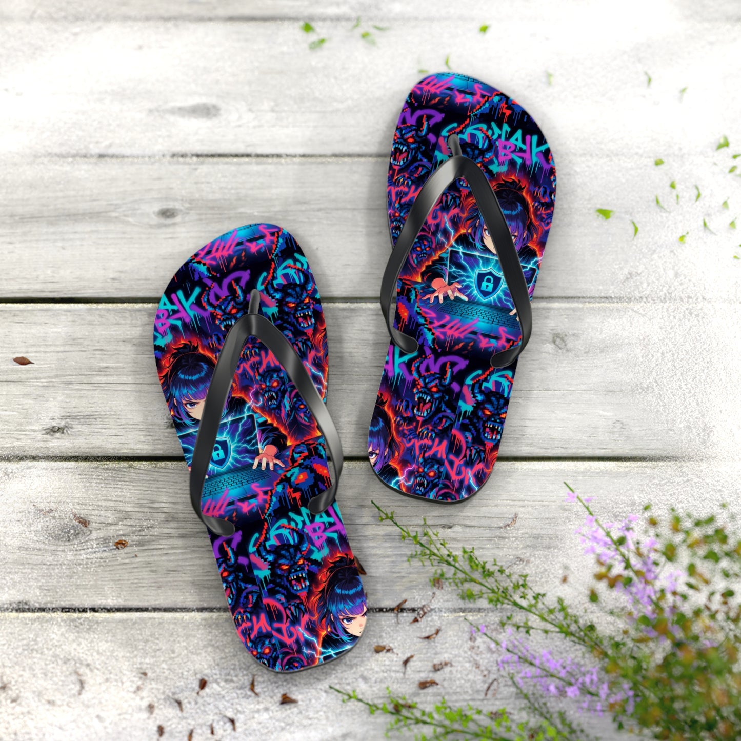 VPN Beach Flip Flops – Cyber Attack