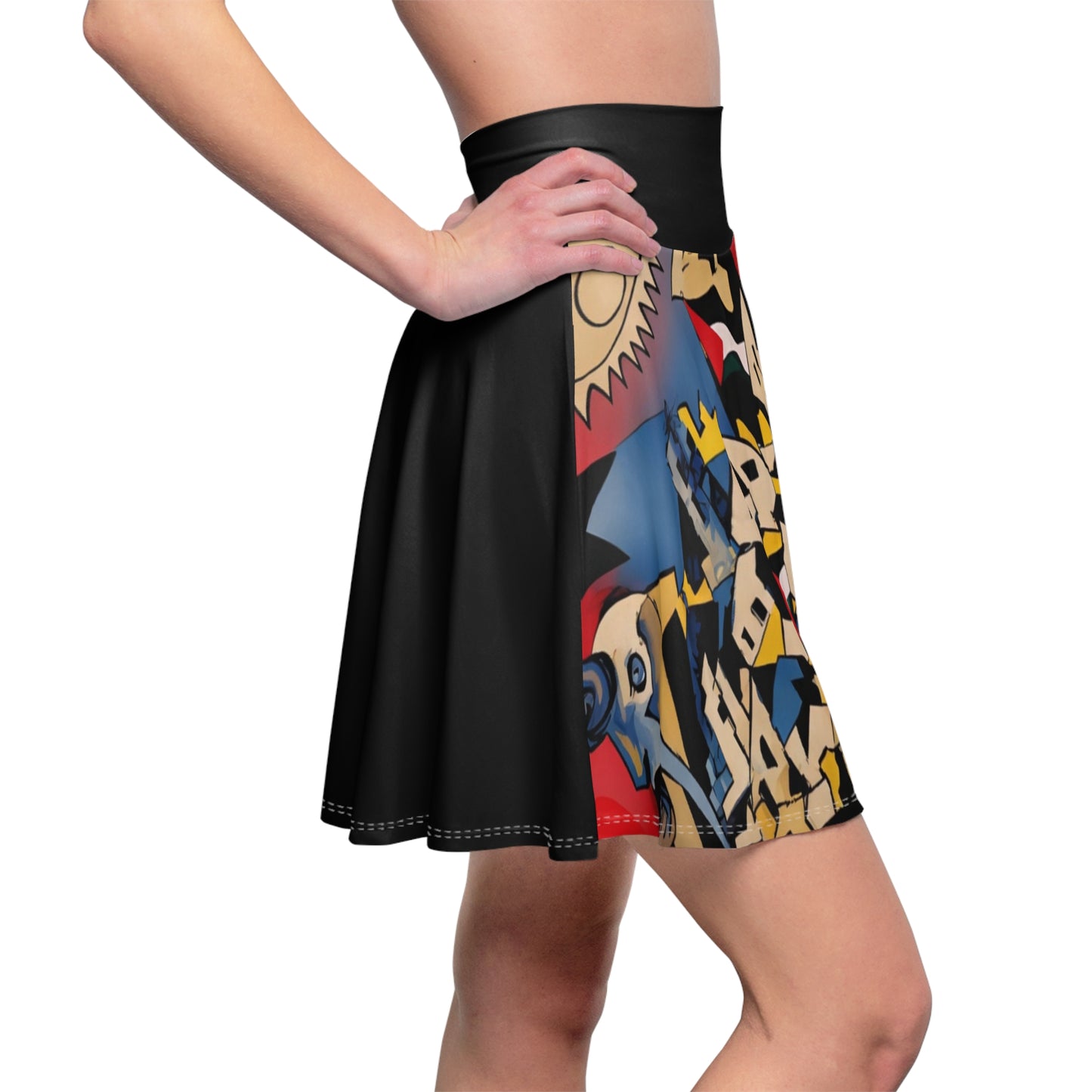 Women's Skater Skirt — Gaza Skyline Celebration