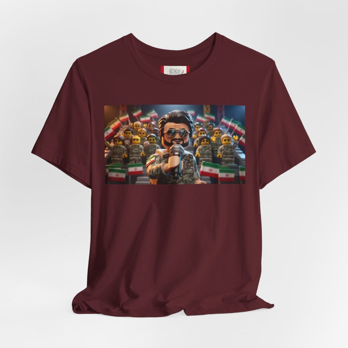 Propaganda T‑Shirt — IRAN LEGOS — IRGC Crowd Control