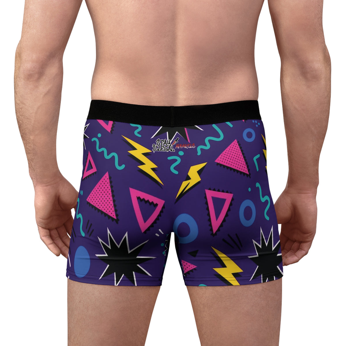 Stay Illegal Men's Boxer Briefs - Playful Zap