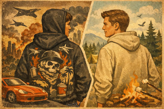 Graphic Hoodies vs Basic Hoodies