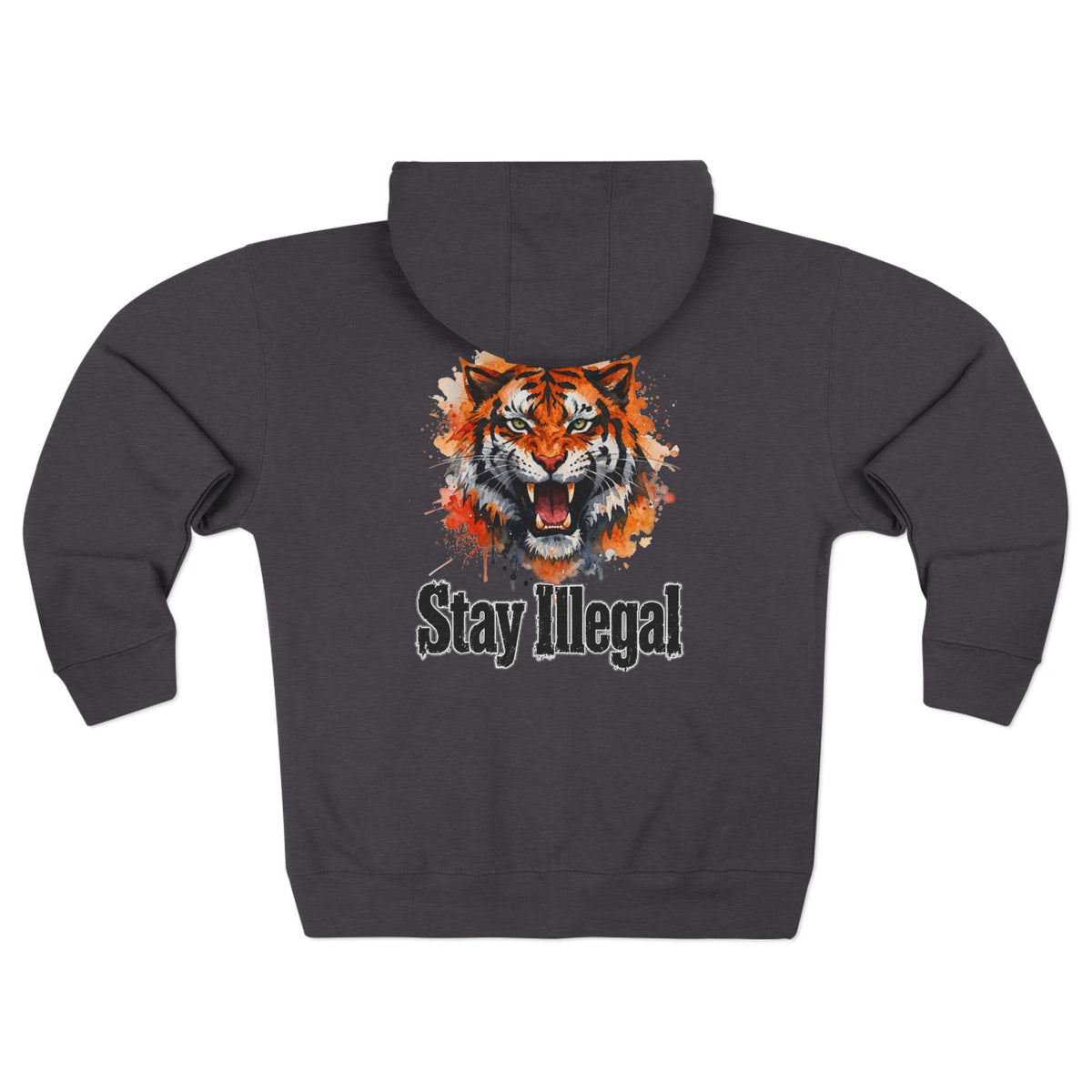 Tiger Style — Stay Illegal Zip Hoodie