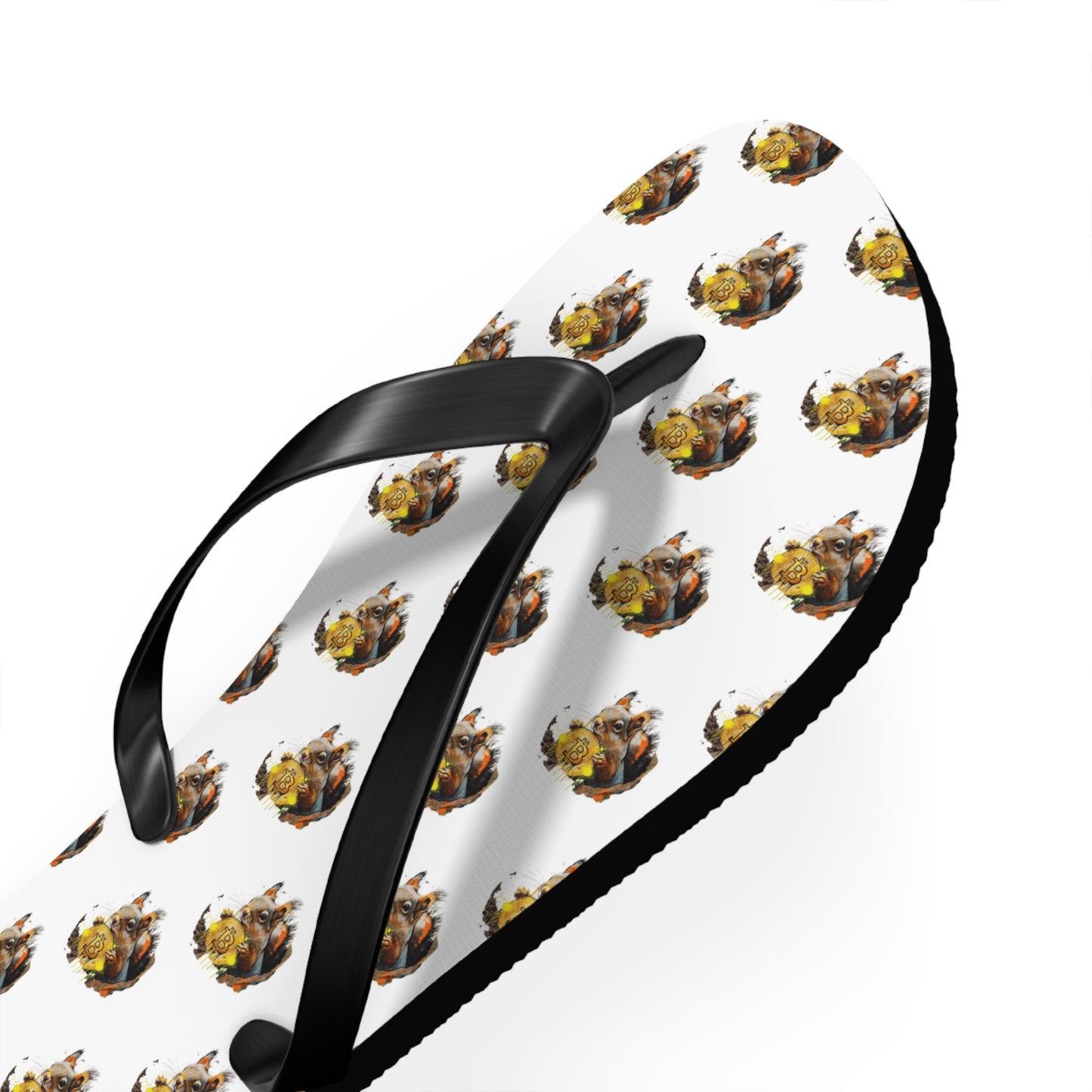 BitCoin Squirrel Flip Flops – Protest Finance