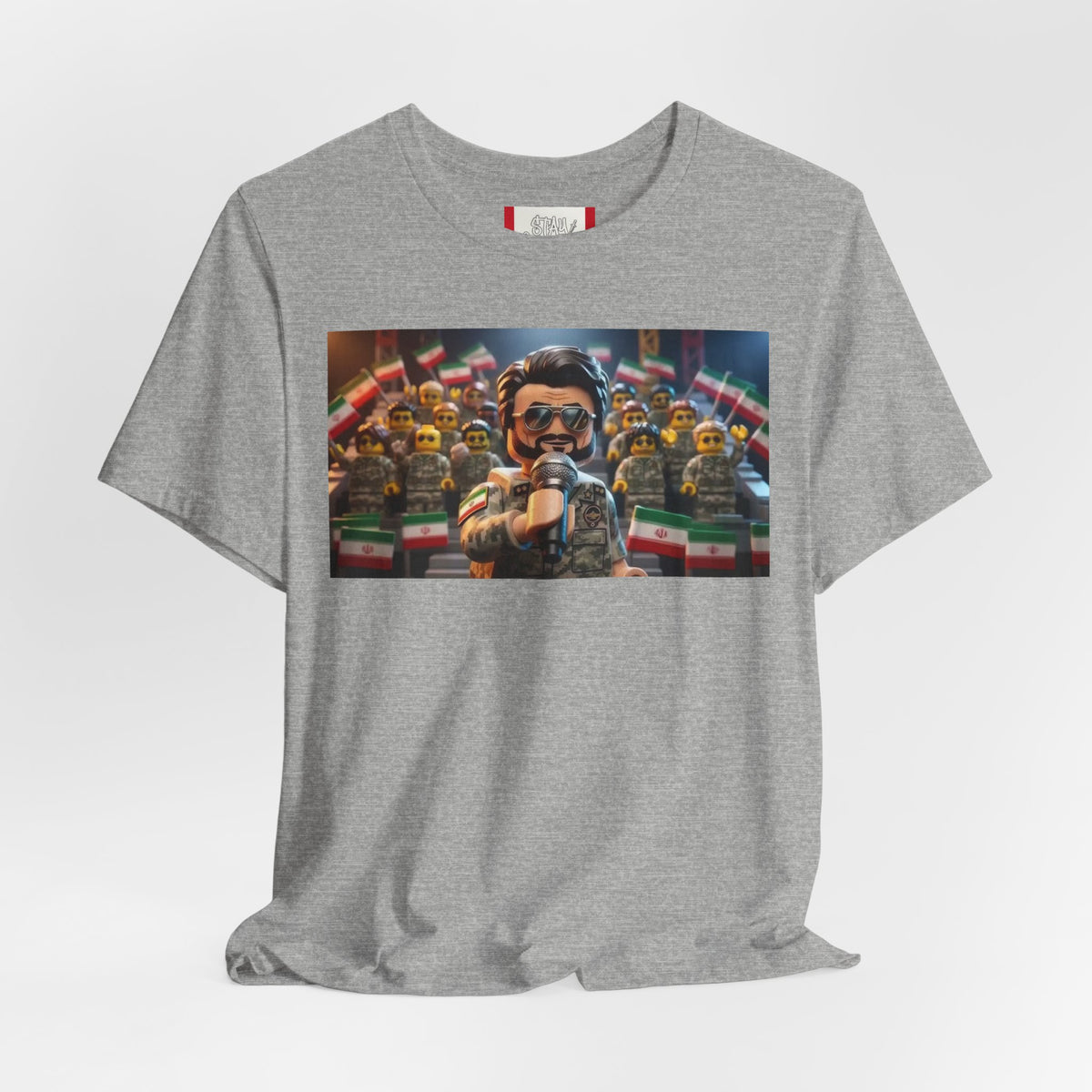 Propaganda T‑Shirt — IRAN LEGOS — IRGC Crowd Control