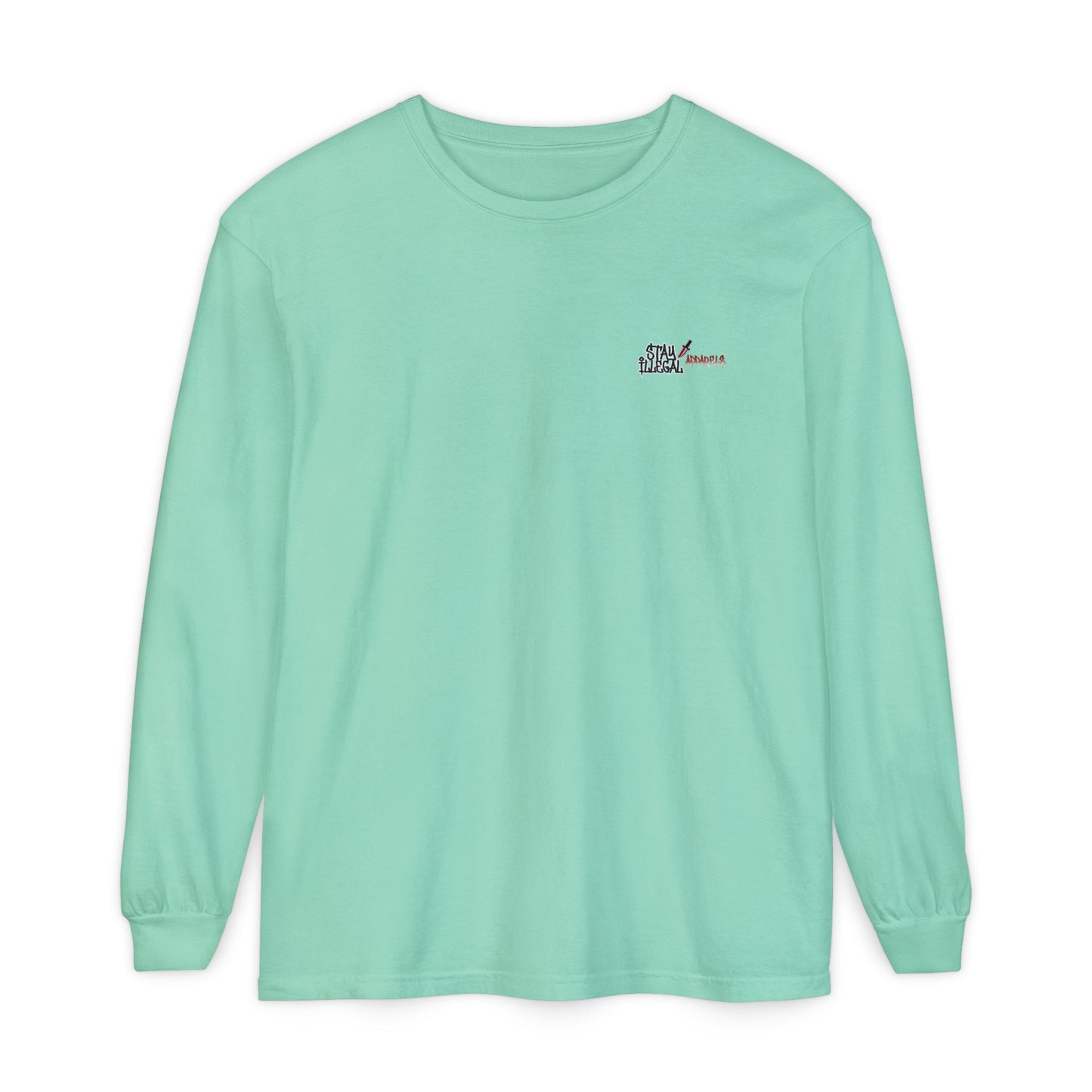 Stay Illegal Isignia - Plain Colour Long Sleeve Tee