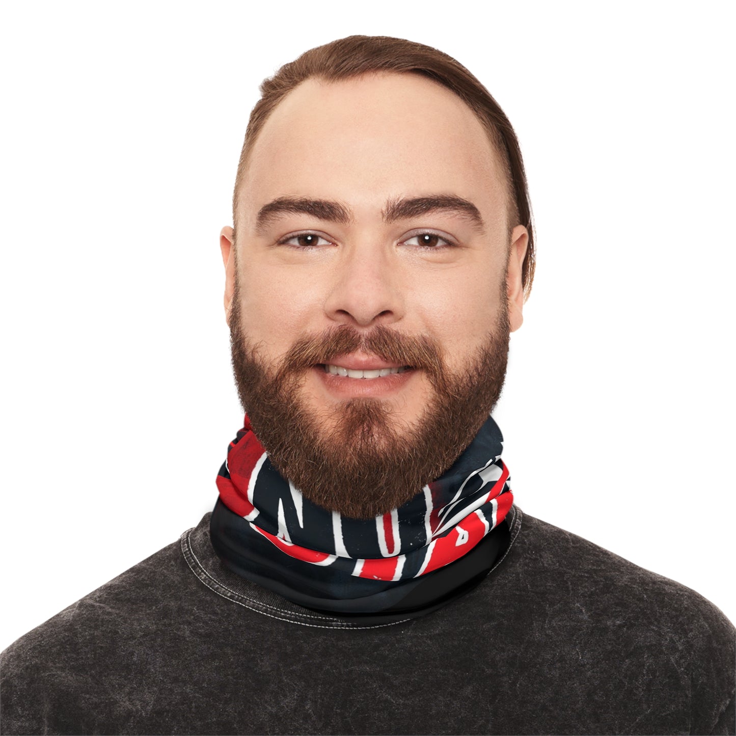 NO A OTAN - Lightweight Neck Gaiter/Red/Spanish