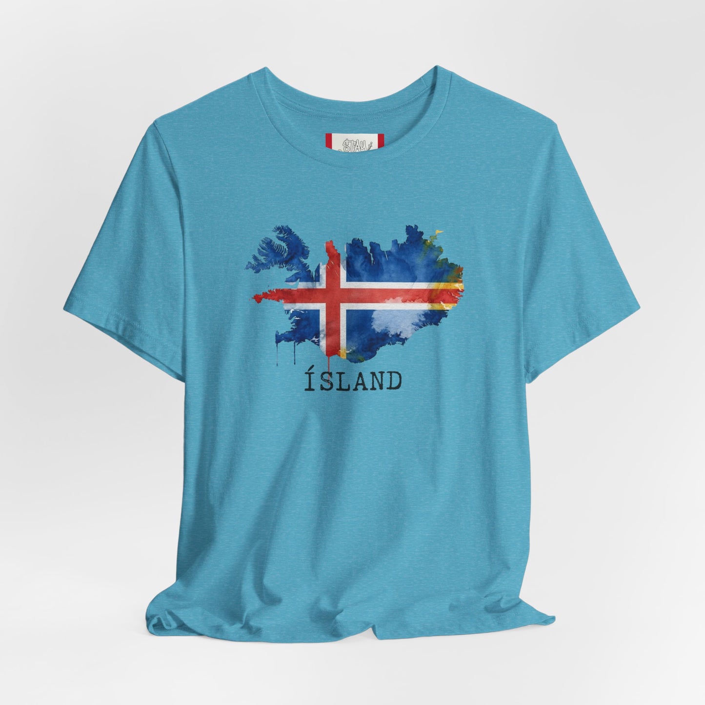 Country T‑Shirt — ÍSLAND (ICELAND)