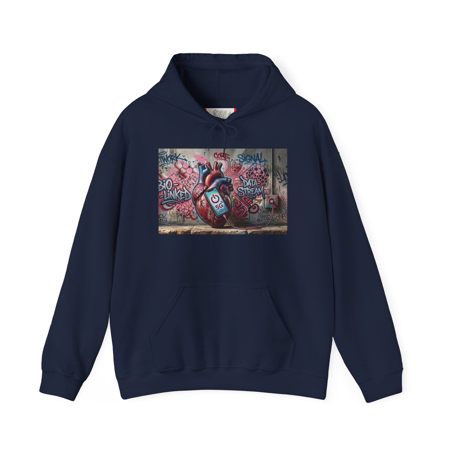 Stay Illegal Graffiti Hoodie - Mobile Heart