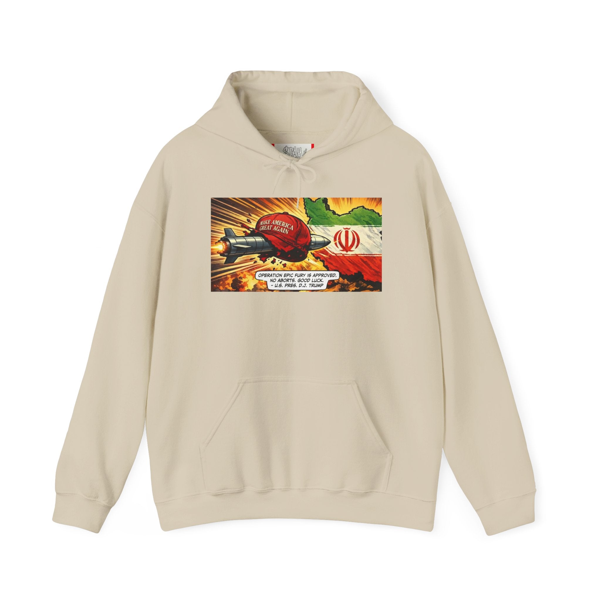 Stay Illegal Graffiti Hoodie - Operation Epic Fury