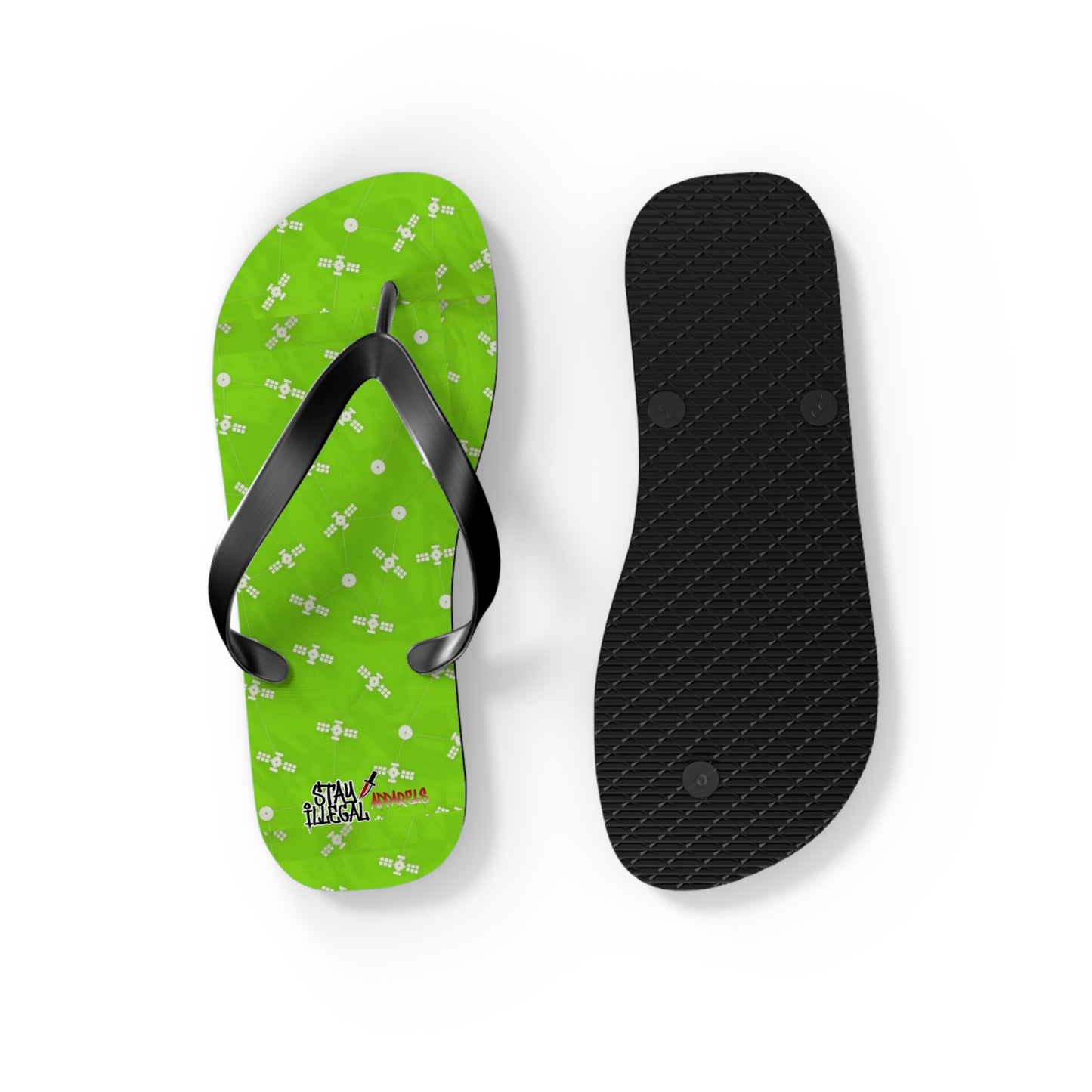 Satellite Flip Flops – Stay Illegal Satellite Lime