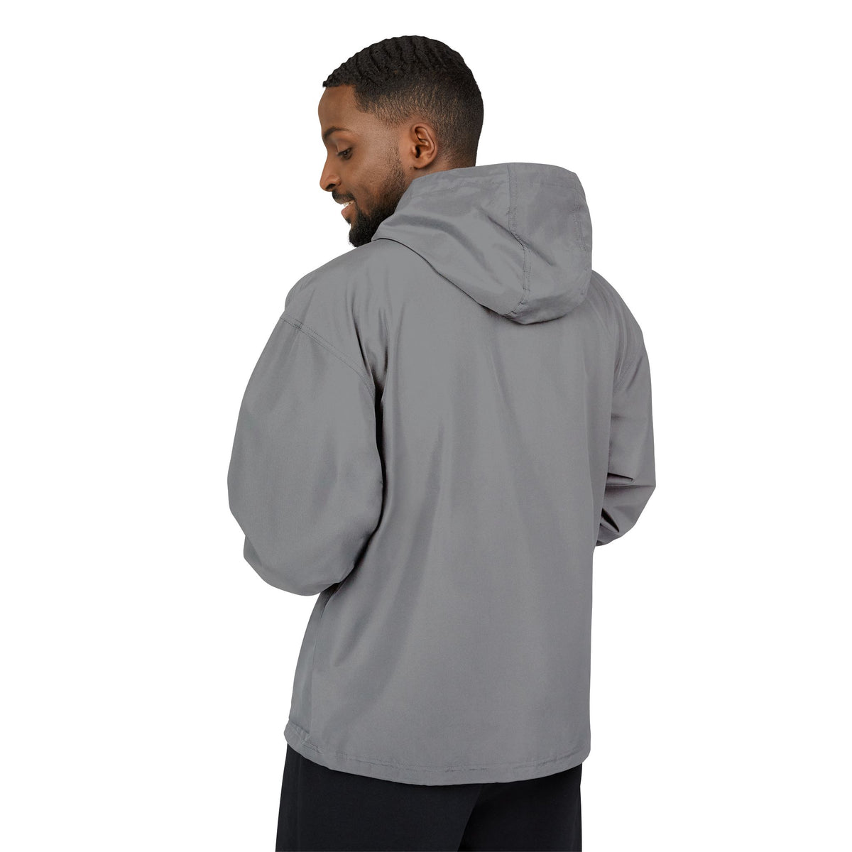 Stay Illegal Anorak Jacket — Plain Insignia Packable Lightweight Hooded Windbreaker
