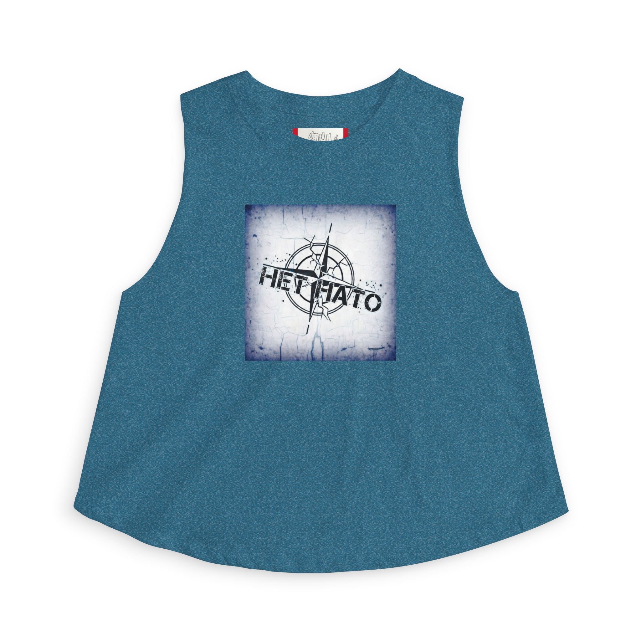 Crop Top — "NO To NATO" Women's BLUE/Russian