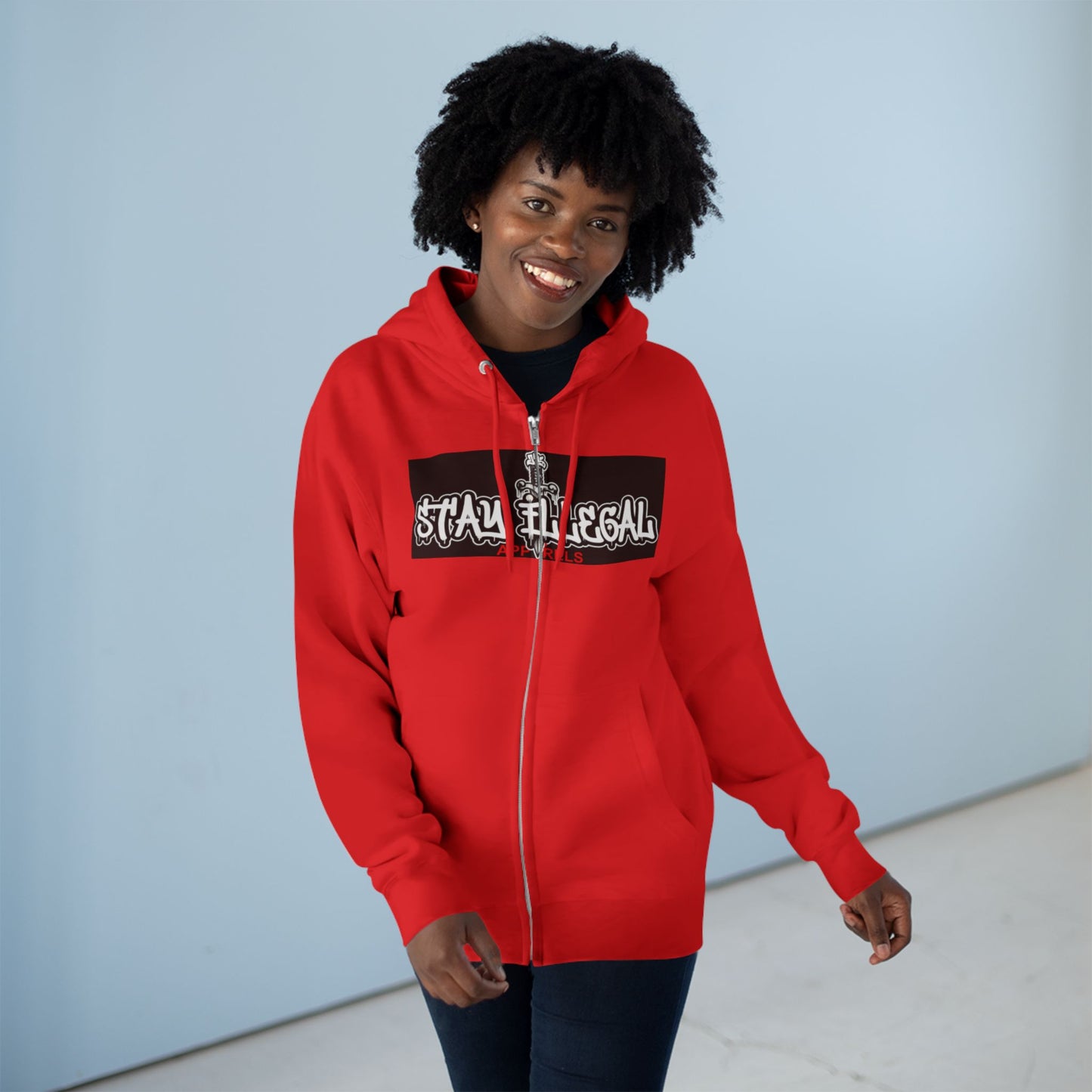 Eye Of The Beholder Hoodie — Stay Illegal Zip Hoodie