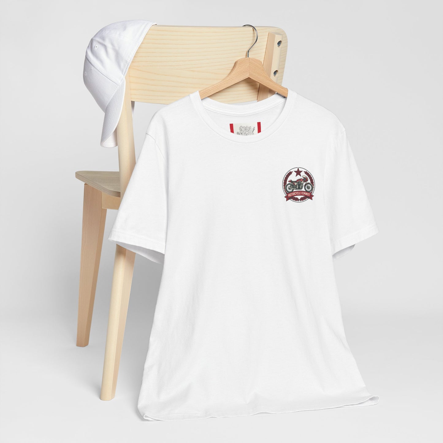 Back Print T‑Shirt — MOTORCYCLE FEMINEST