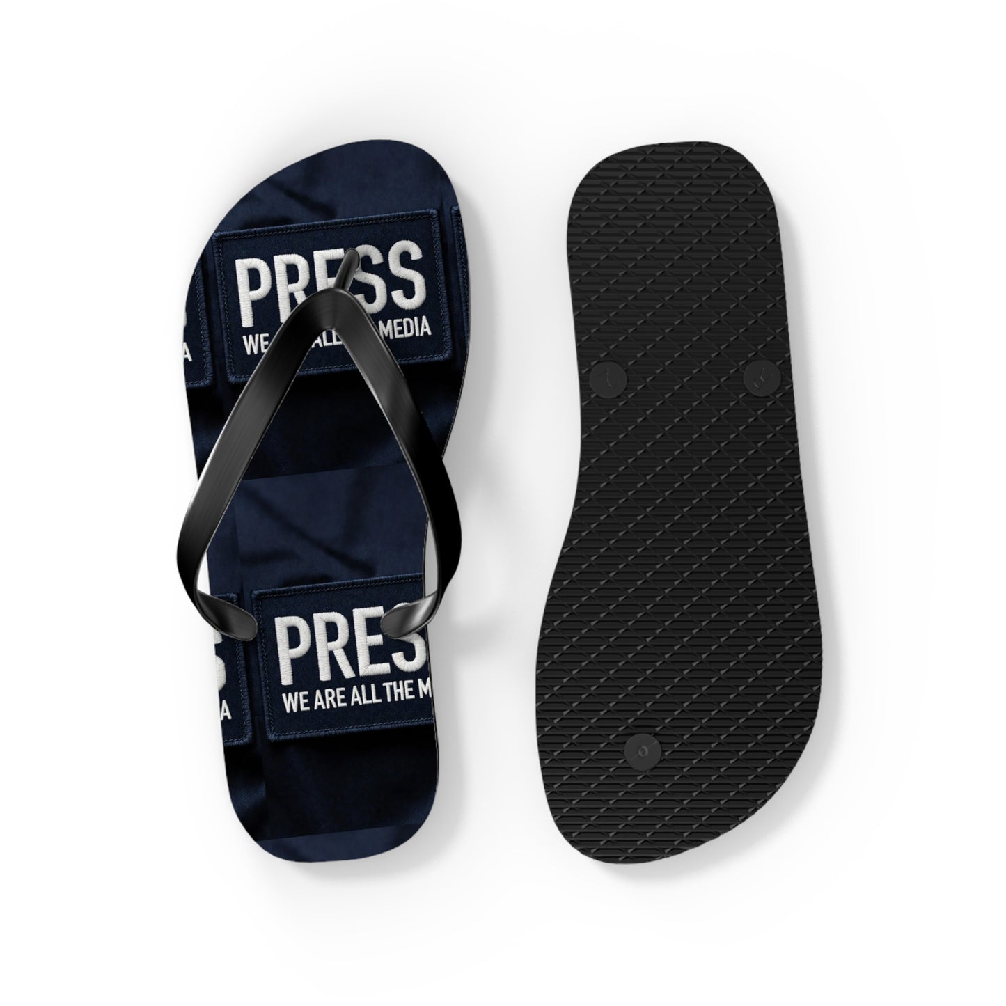 Press Freedom Flip Flops – PRESS ONLY