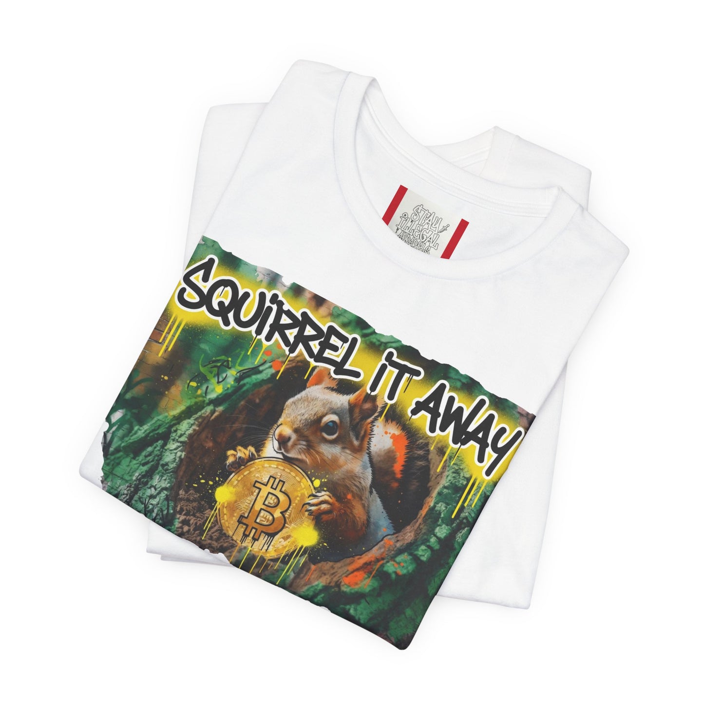 Camiseta "BitCoin Squirrel" de Stay Illegal