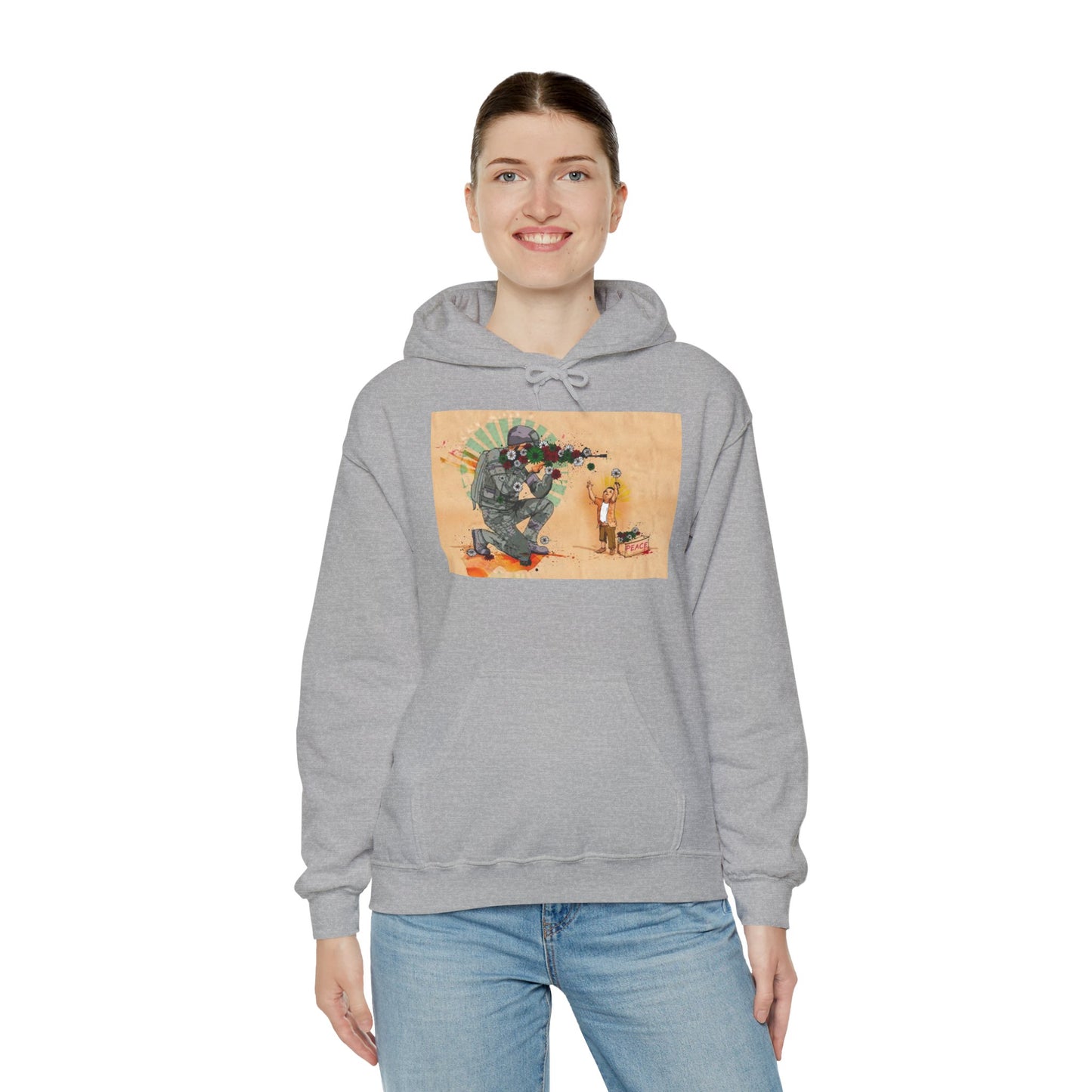 Stay Illegal Graffiti Hoodie - Flower Shooter