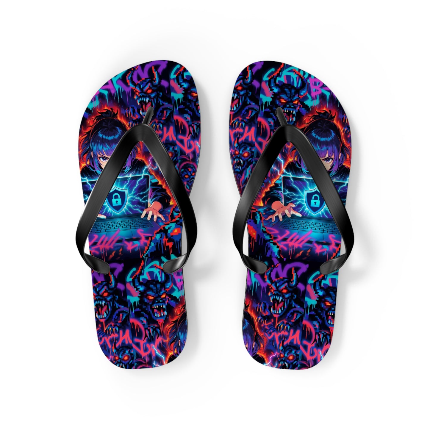 VPN Beach Flip Flops – Cyber Attack
