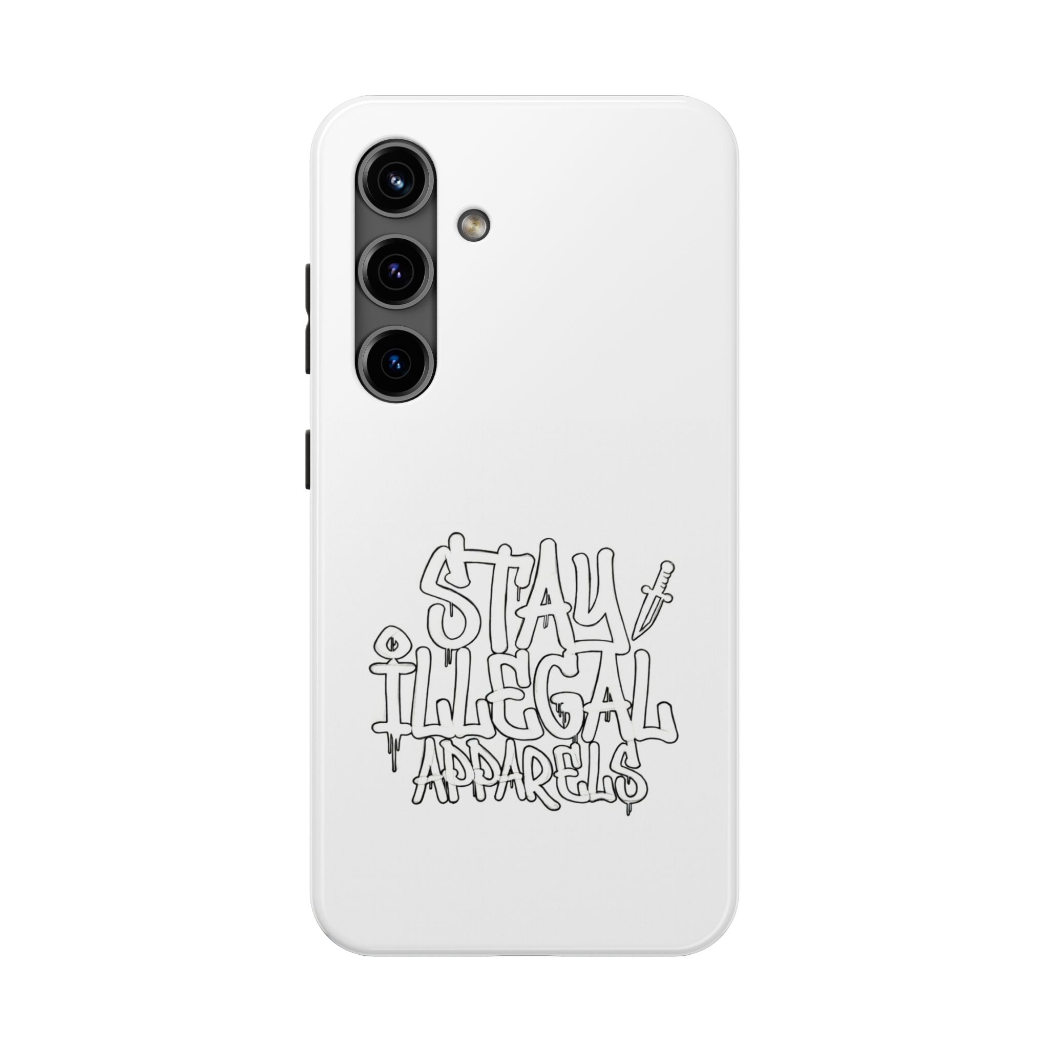 Stay Illegal Phone Cases - Tough White