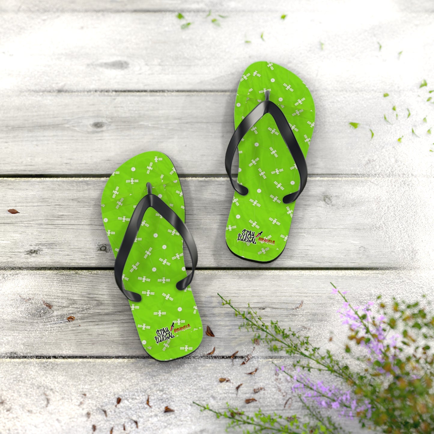 Satellite Flip Flops – Stay Illegal Satellite Lime