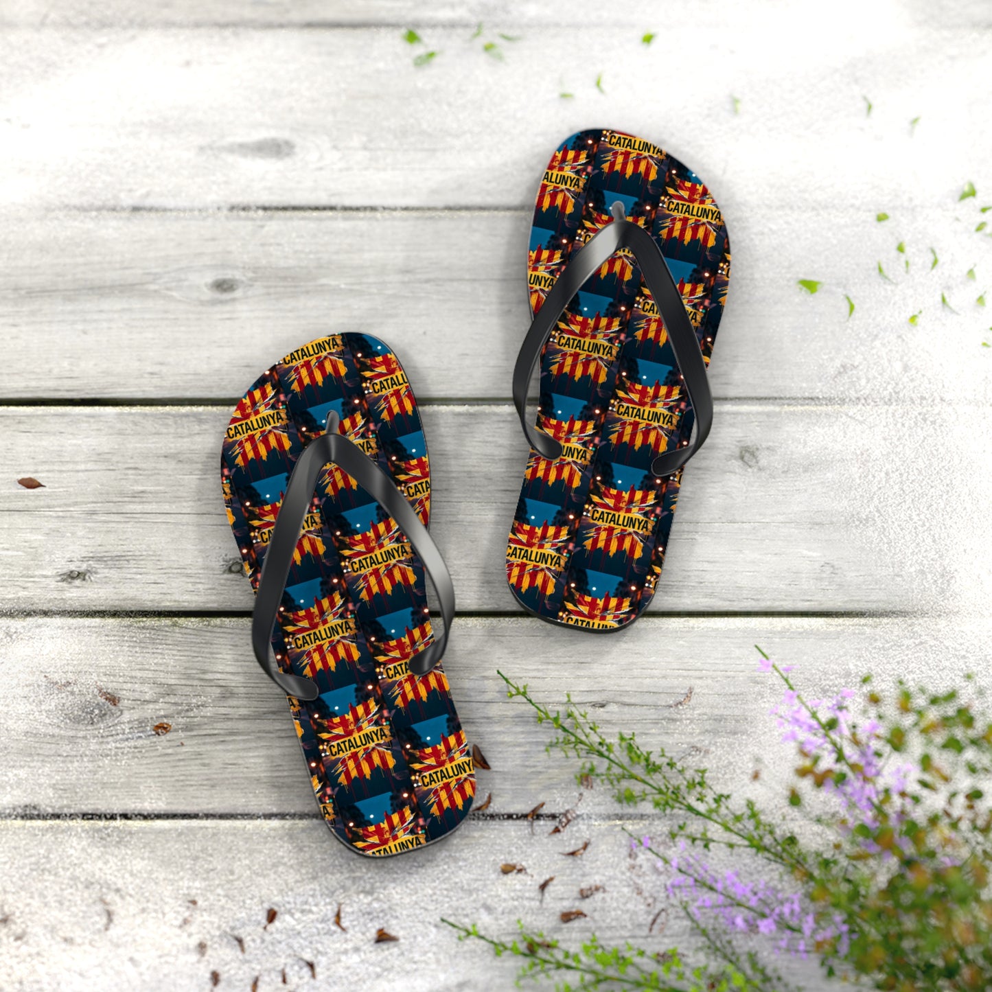 Catalan Independence Flip Flops – Zona Raval