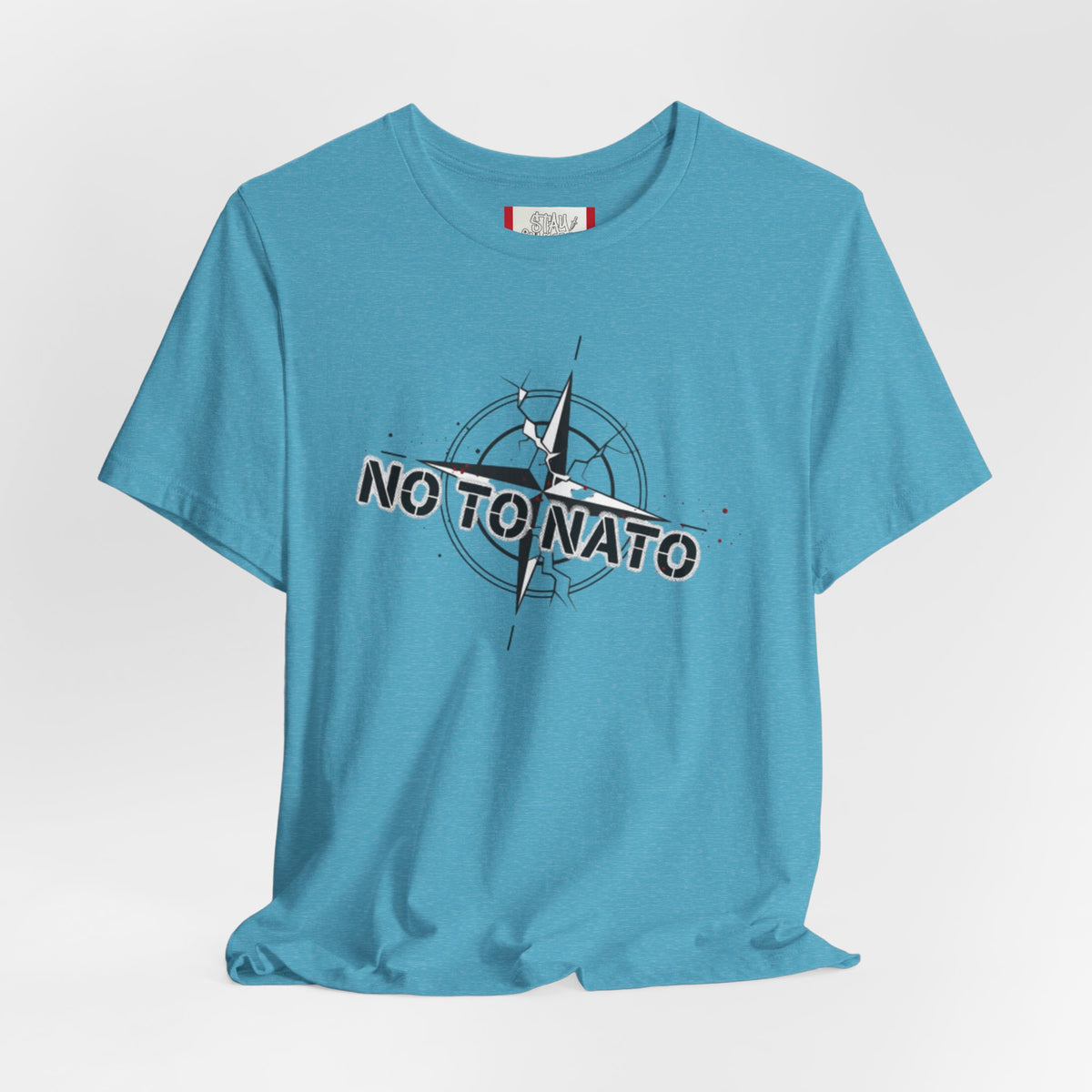 Protest T‑Shirt — "NO To NATO" English — White