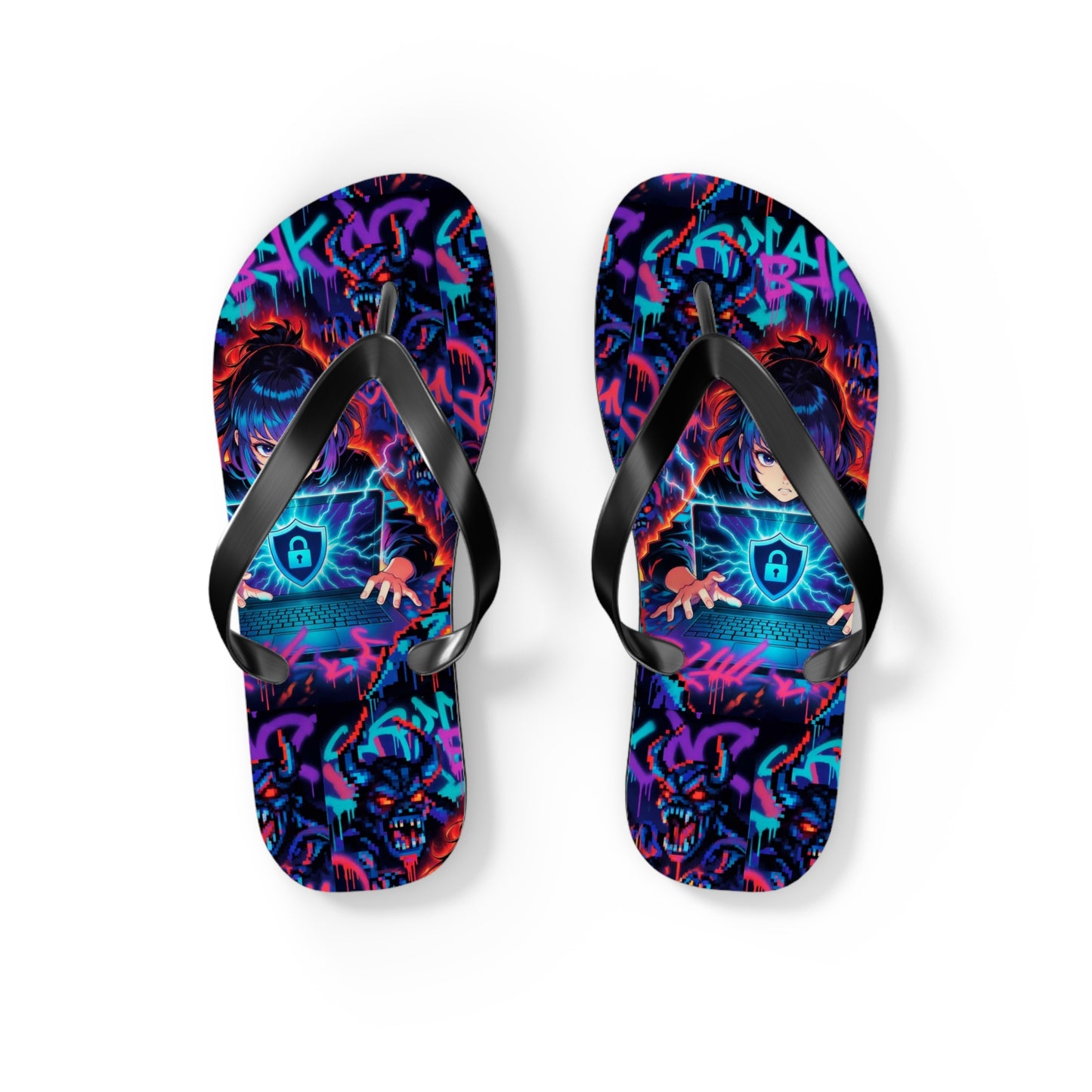 VPN Beach Flip Flops – Cyber Attack