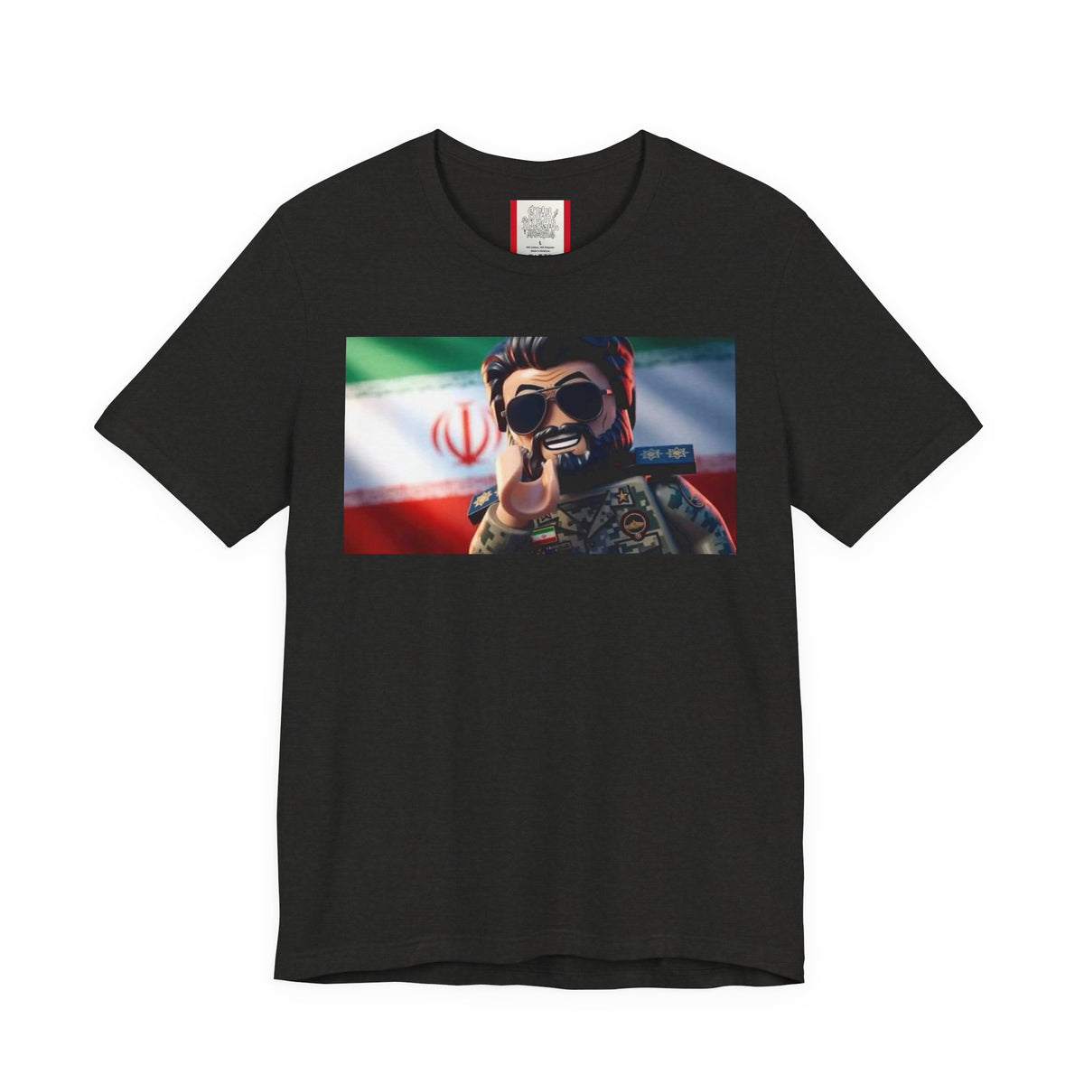 Propaganda T‑Shirt — IRAN LEGOS — IRGC Come Closer