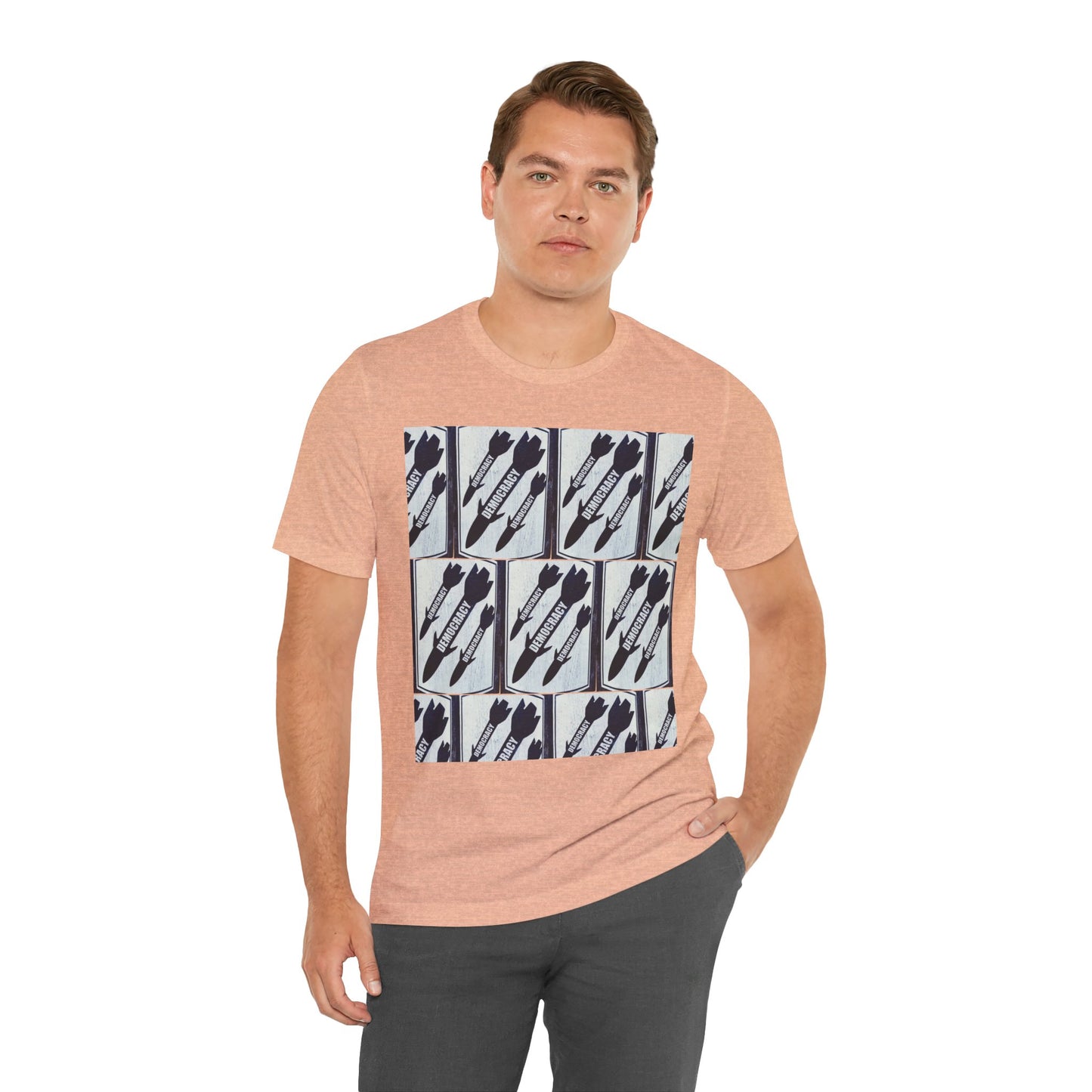 Protest T‑Shirt — DEMOCRATIC MISSILES