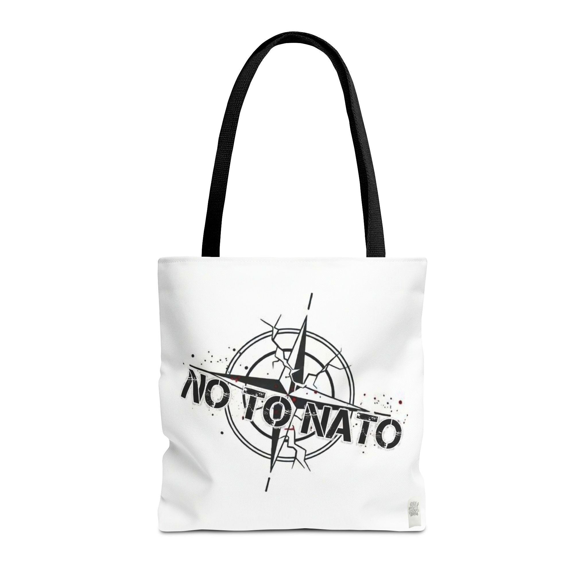 Compass Tote Bag — "NO To NATO / Het NATO" English/Russian