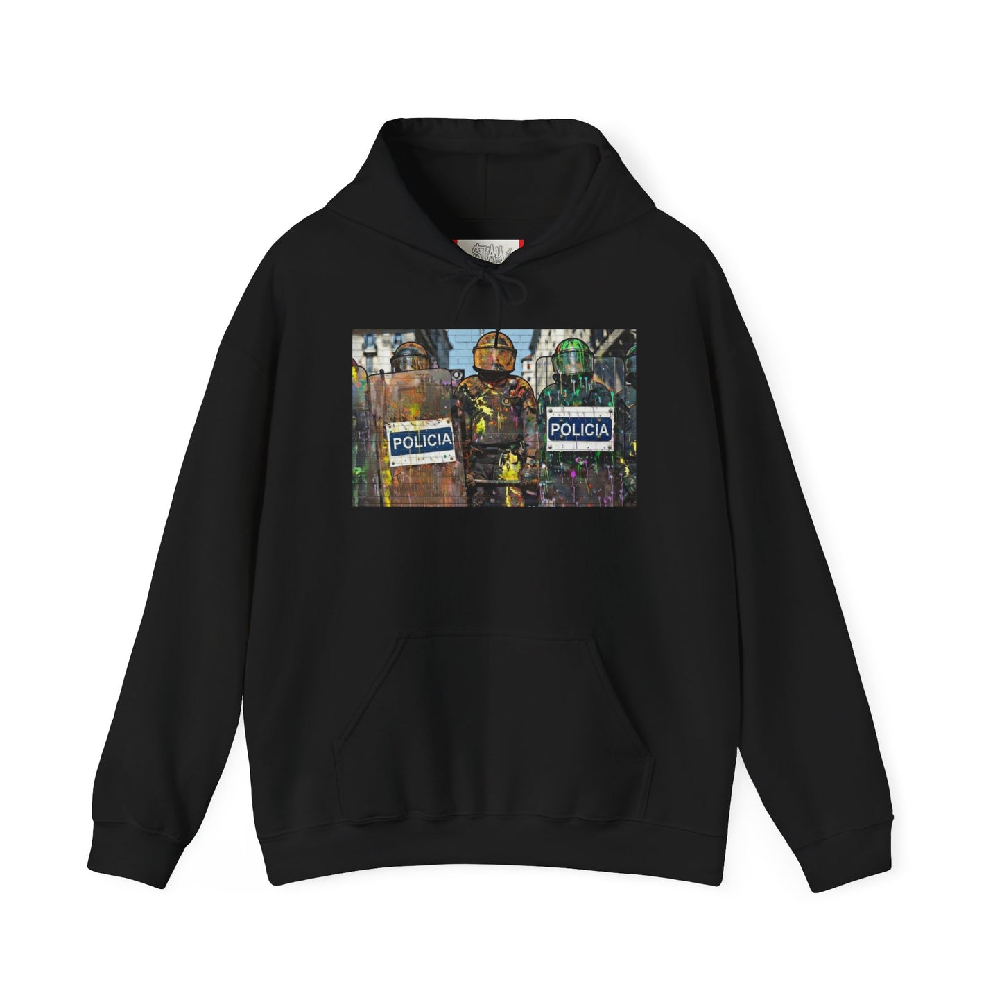 Stay Illegal Graffiti Hoodie - Policia Policia