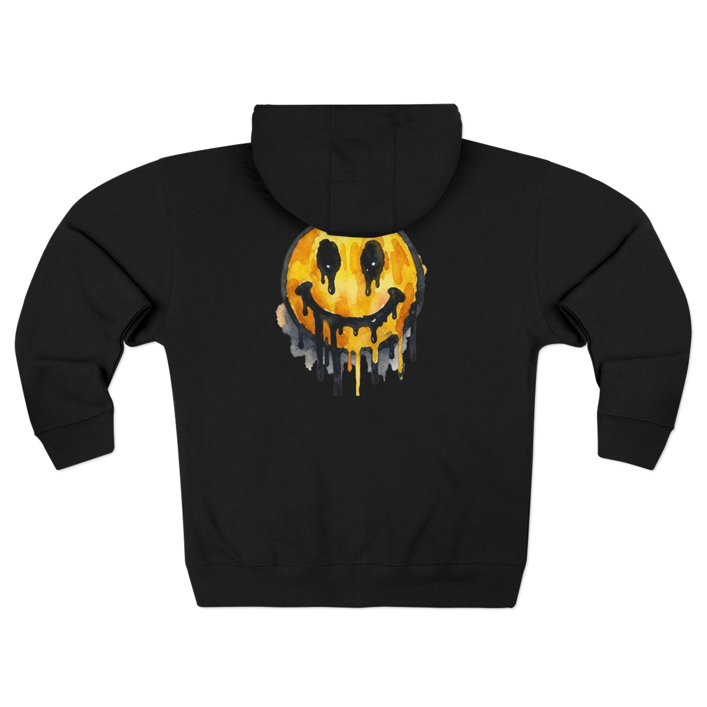 Smiley Drip Face Hoodie — Stay Illegal Zip Hoodie