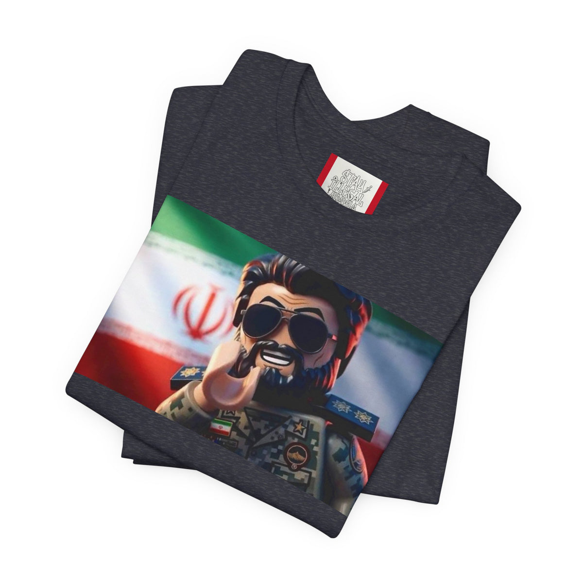 Propaganda T‑Shirt — IRAN LEGOS — IRGC Come Closer