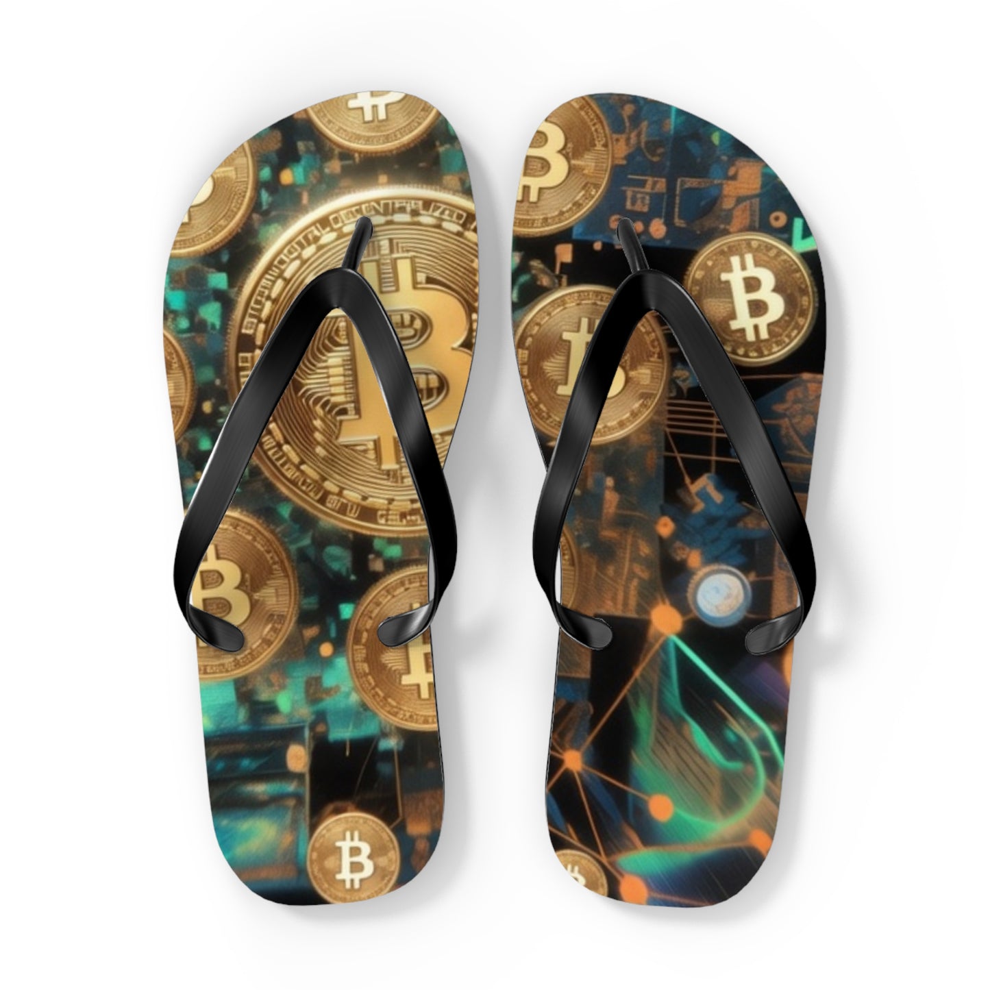 BitCoin Flip Flops – Financial Beach