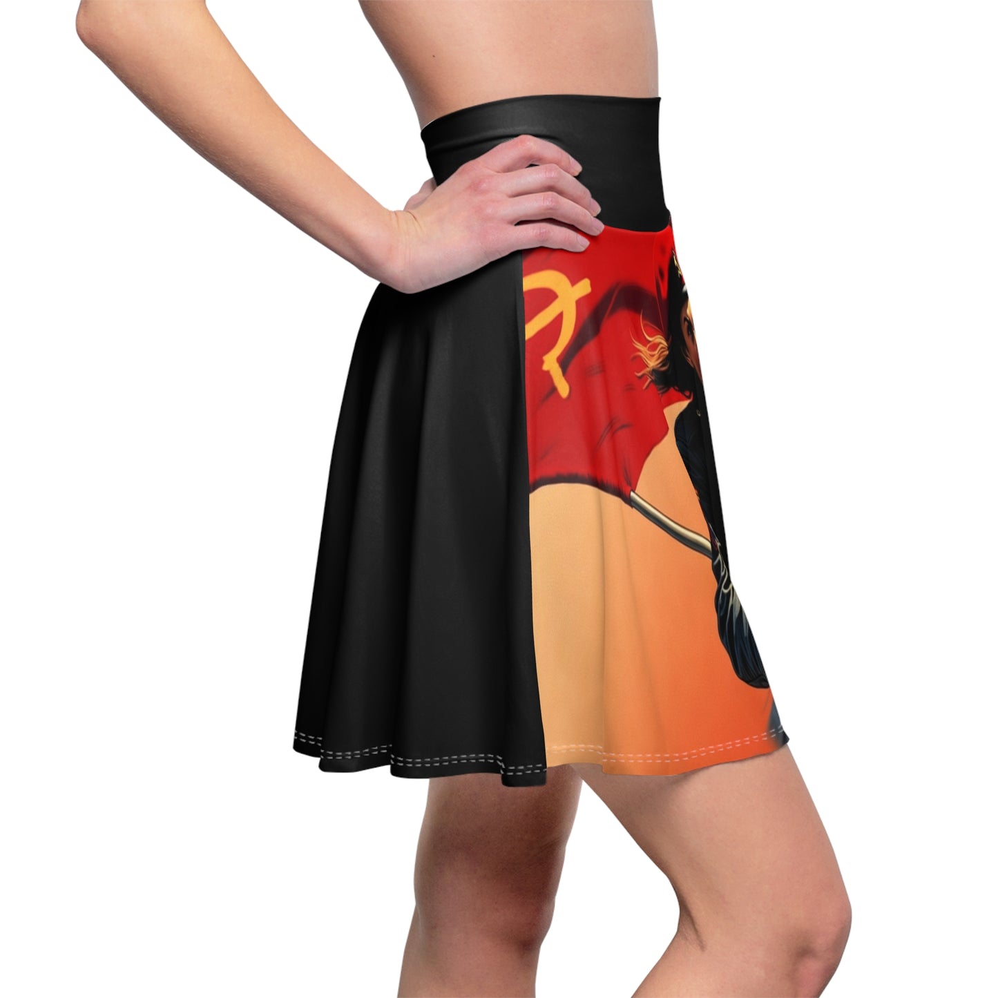Women's Skater Skirt — Hammer Sickle Bike City
