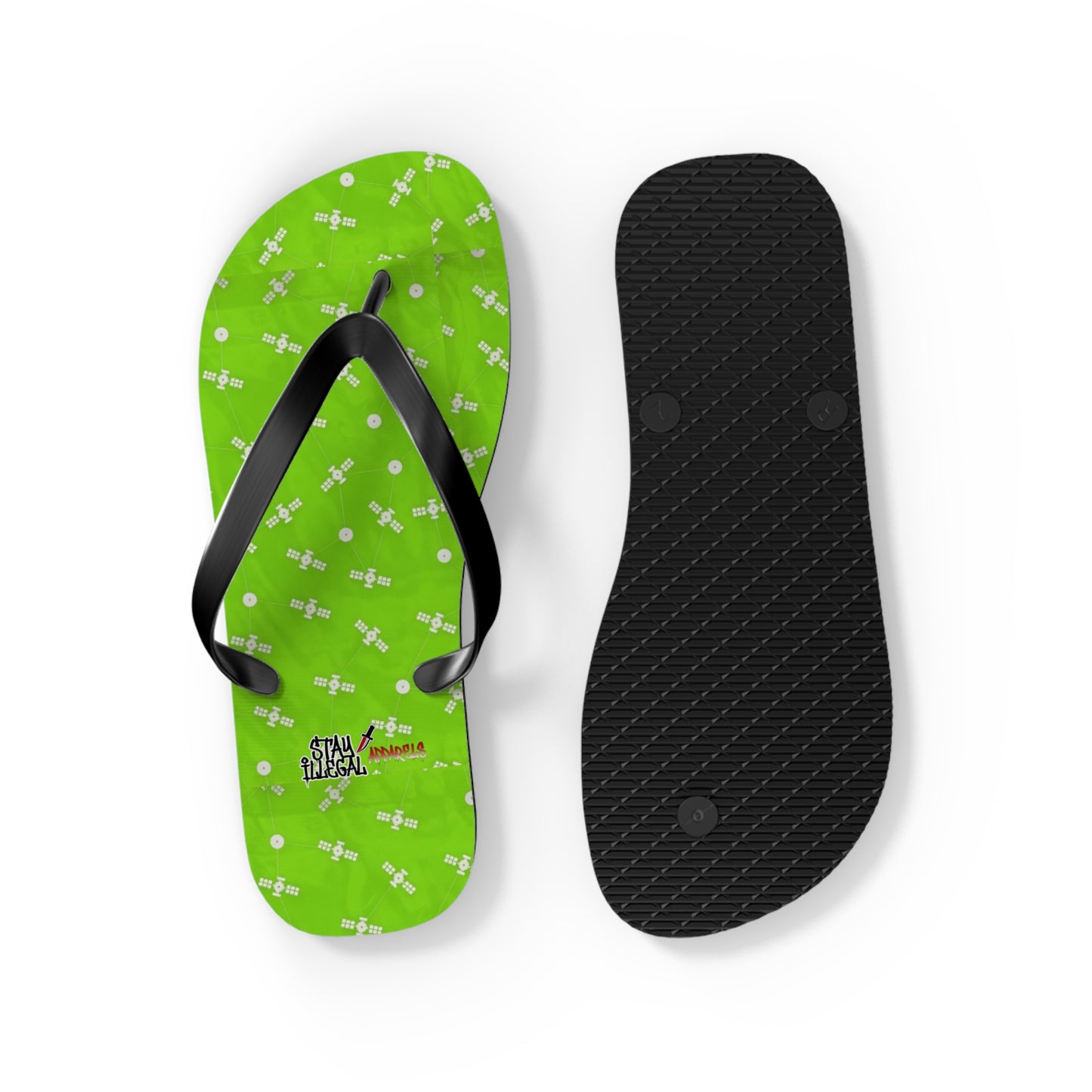 Satellite Flip Flops – Stay Illegal Satellite Lime