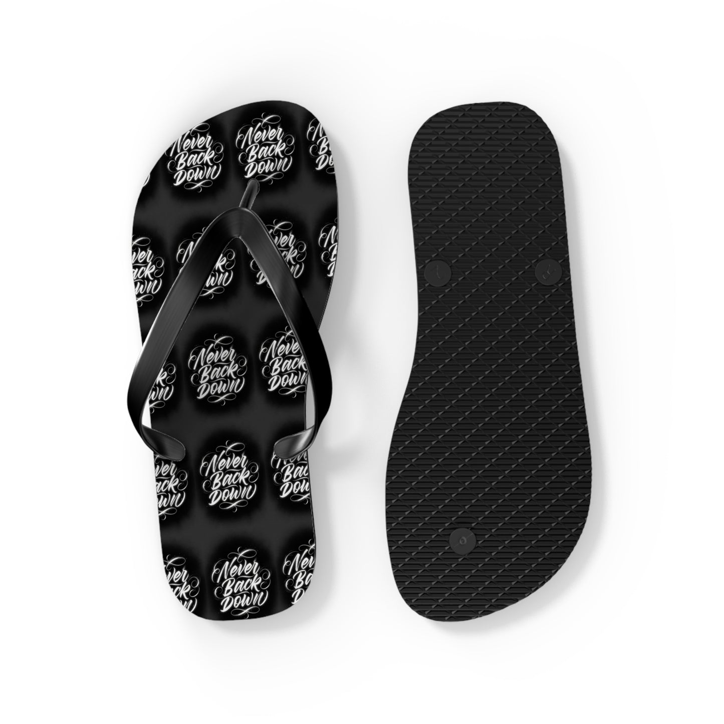 Never Back Down Flip Flops – Never Never