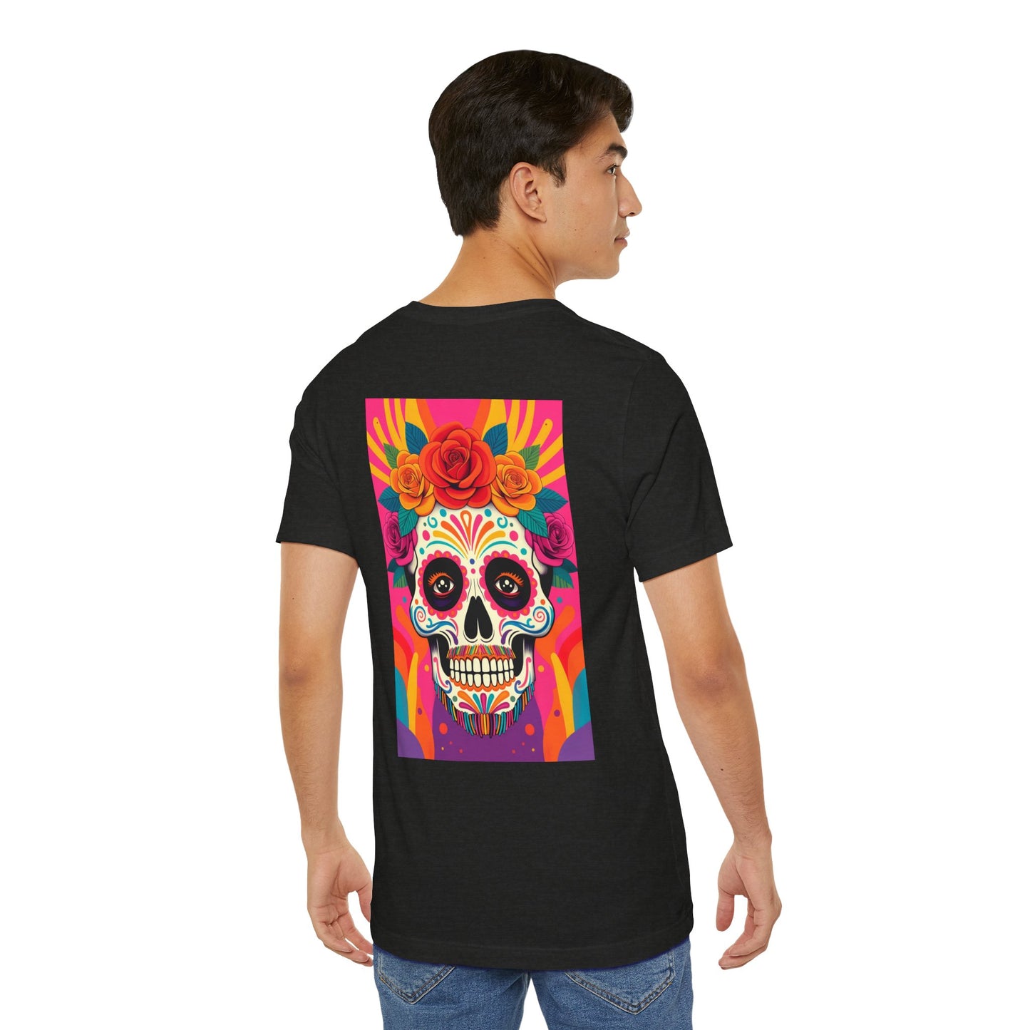 Black Colletion T‑Shirt — Mexican Bearded Skull