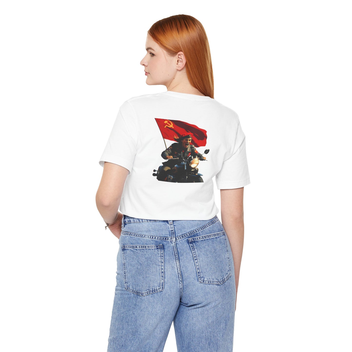Back Print T‑Shirt — MOTORCYCLE FEMINEST