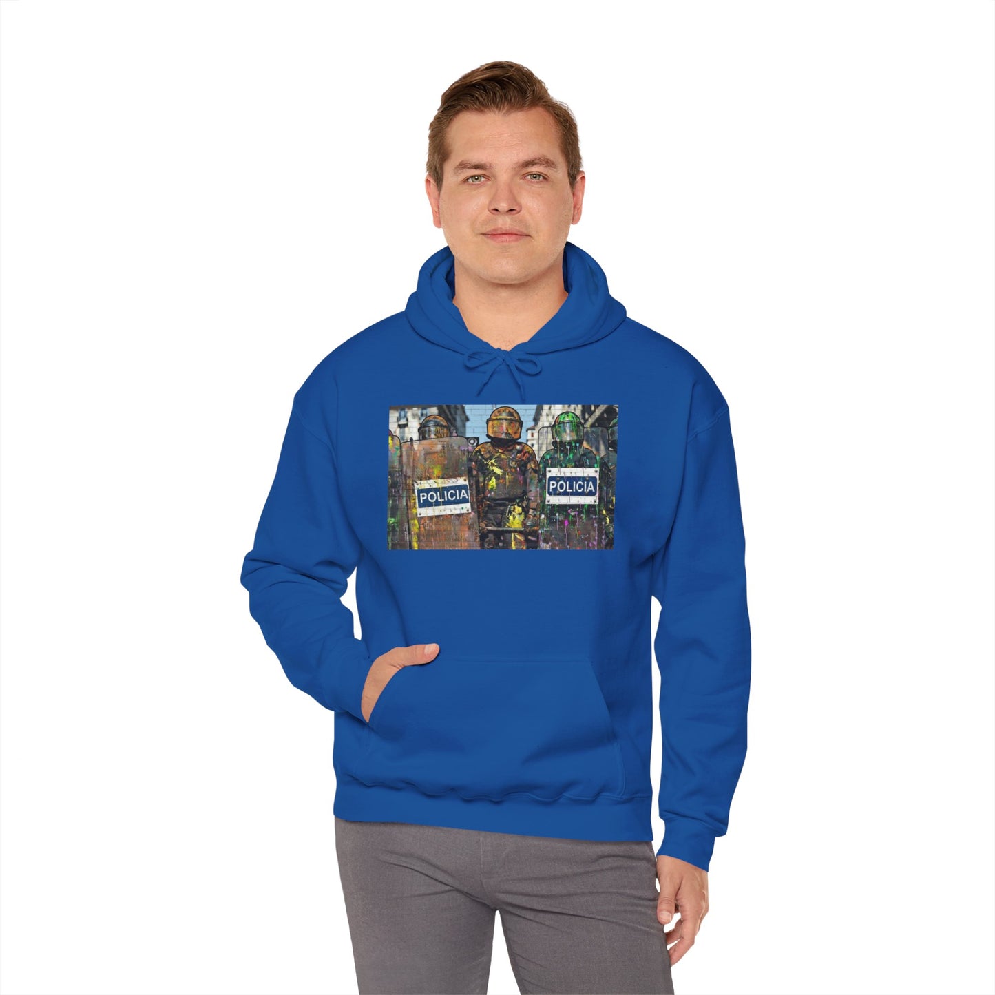 Stay Illegal Graffiti Hoodie - Policia Policia
