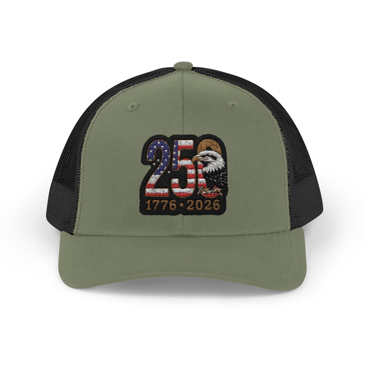 Stay Illegal Trucker Cap — USA 250th Anniversary Eagle Patch