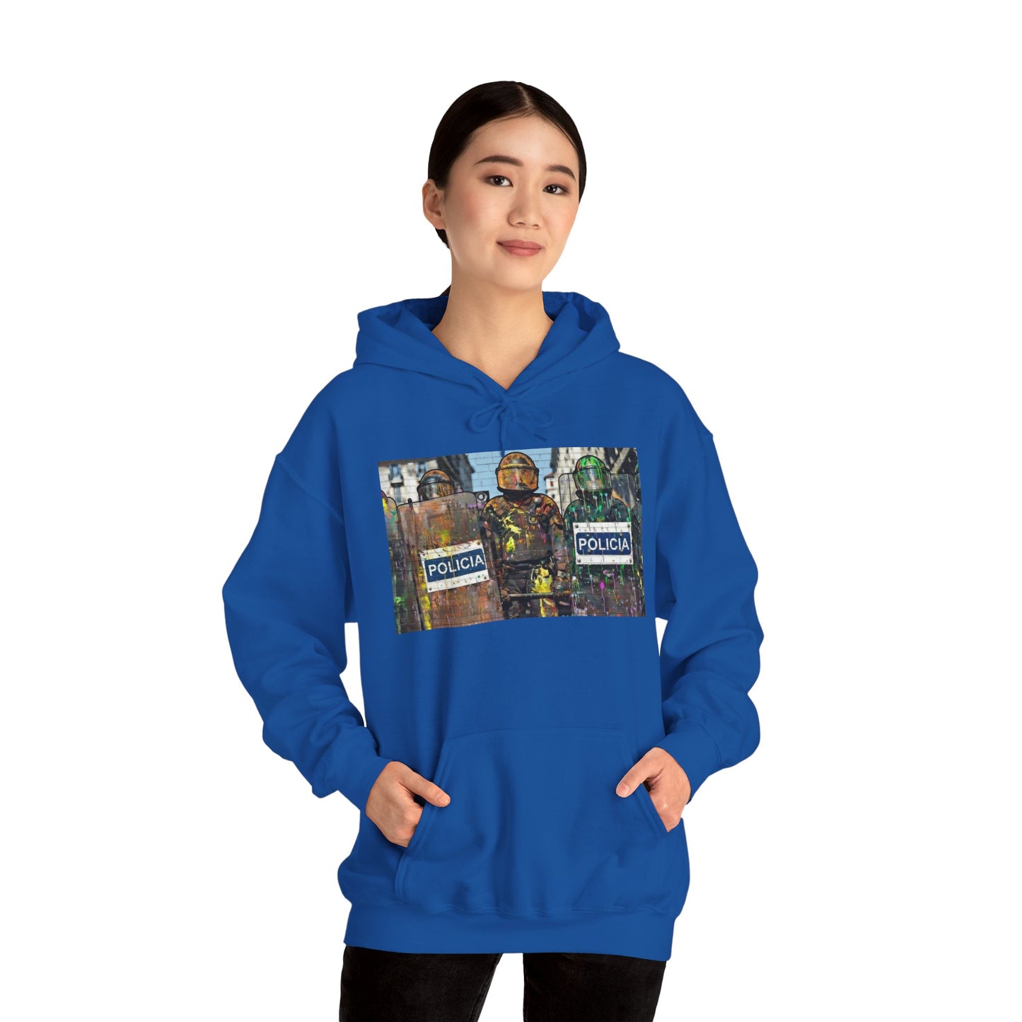 Stay Illegal Graffiti Hoodie - Policia Policia