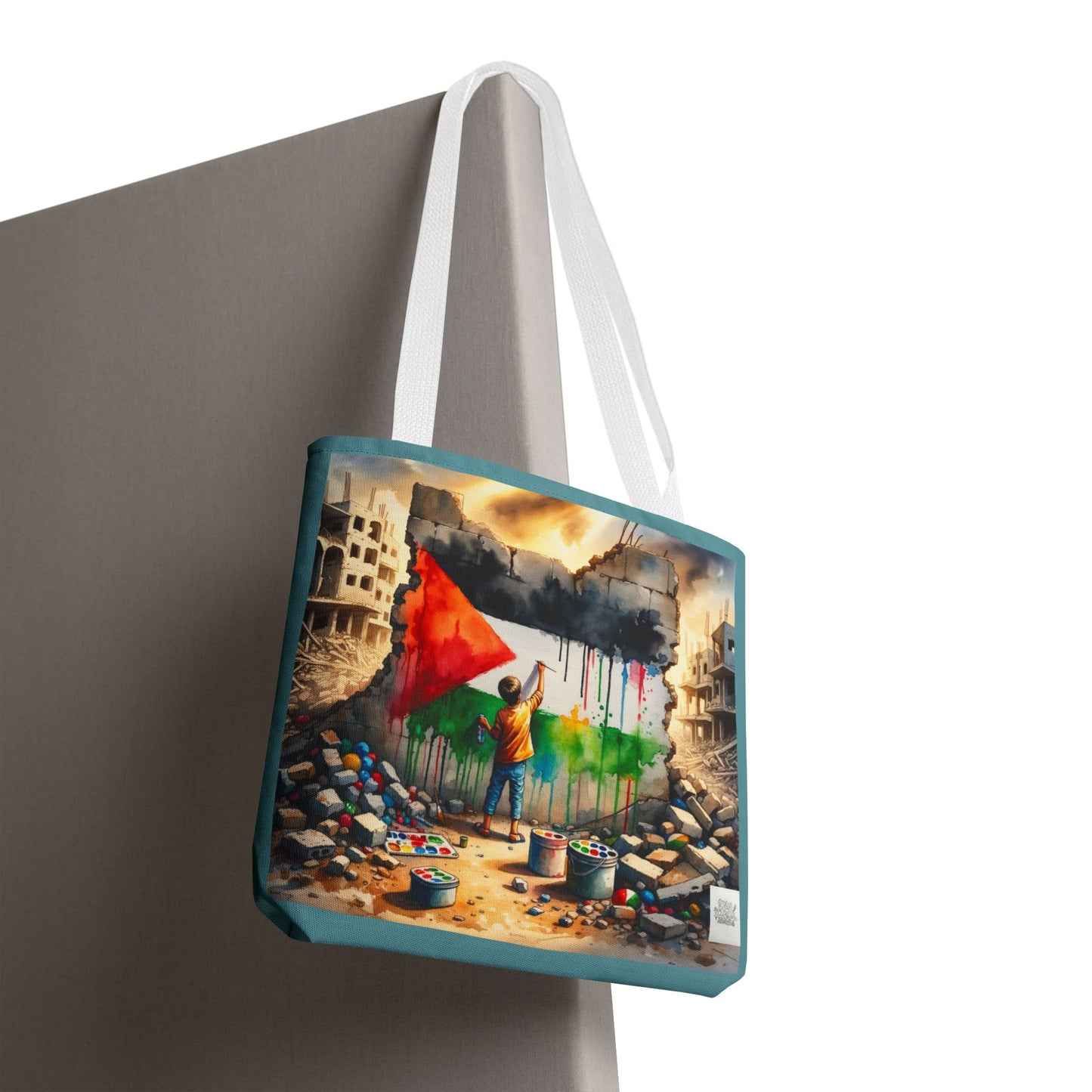 Bolso de hombro Tote — Palestine Paint
