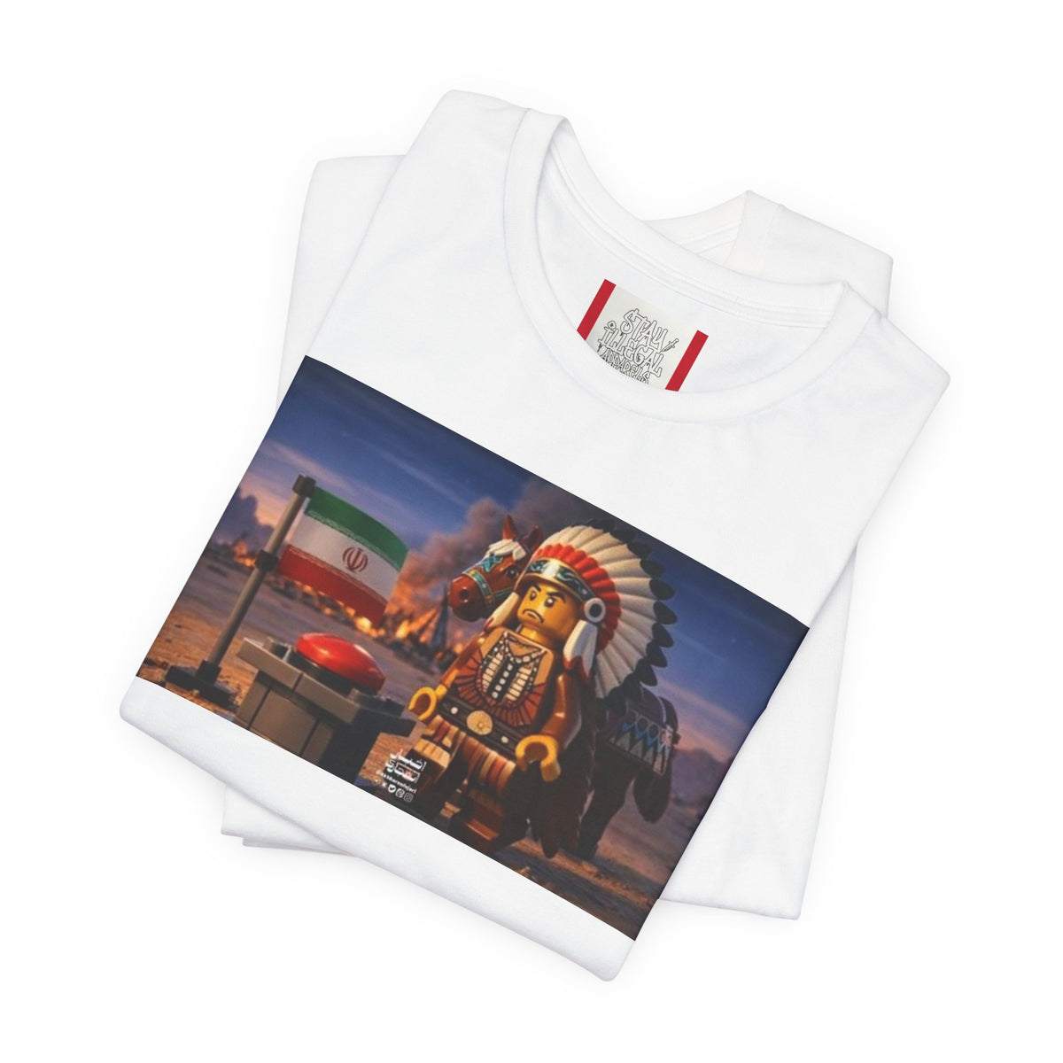 Propaganda T‑Shirt — IRAN LEGOS — USA Invaders