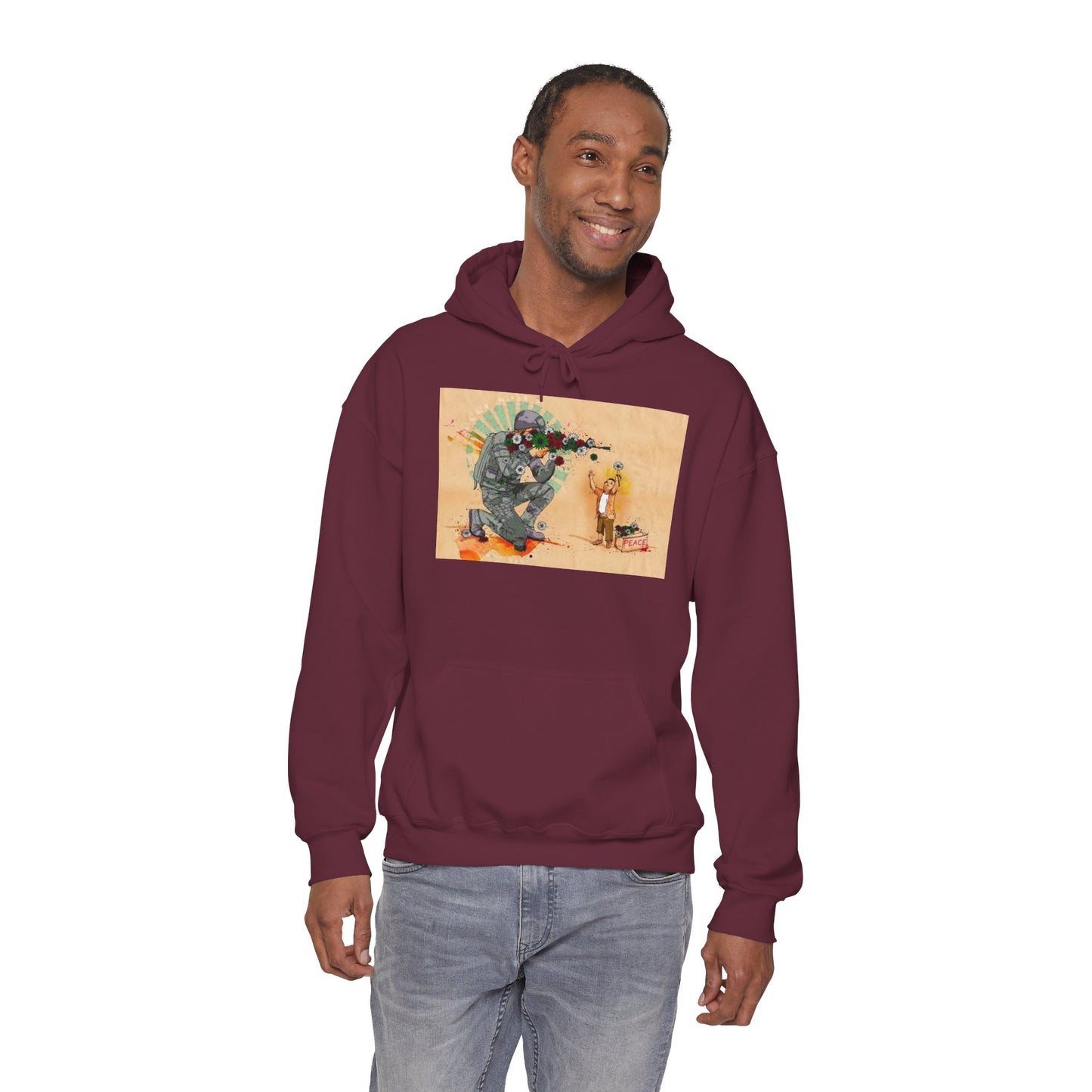 Stay Illegal Graffiti Hoodie - Flower Shooter