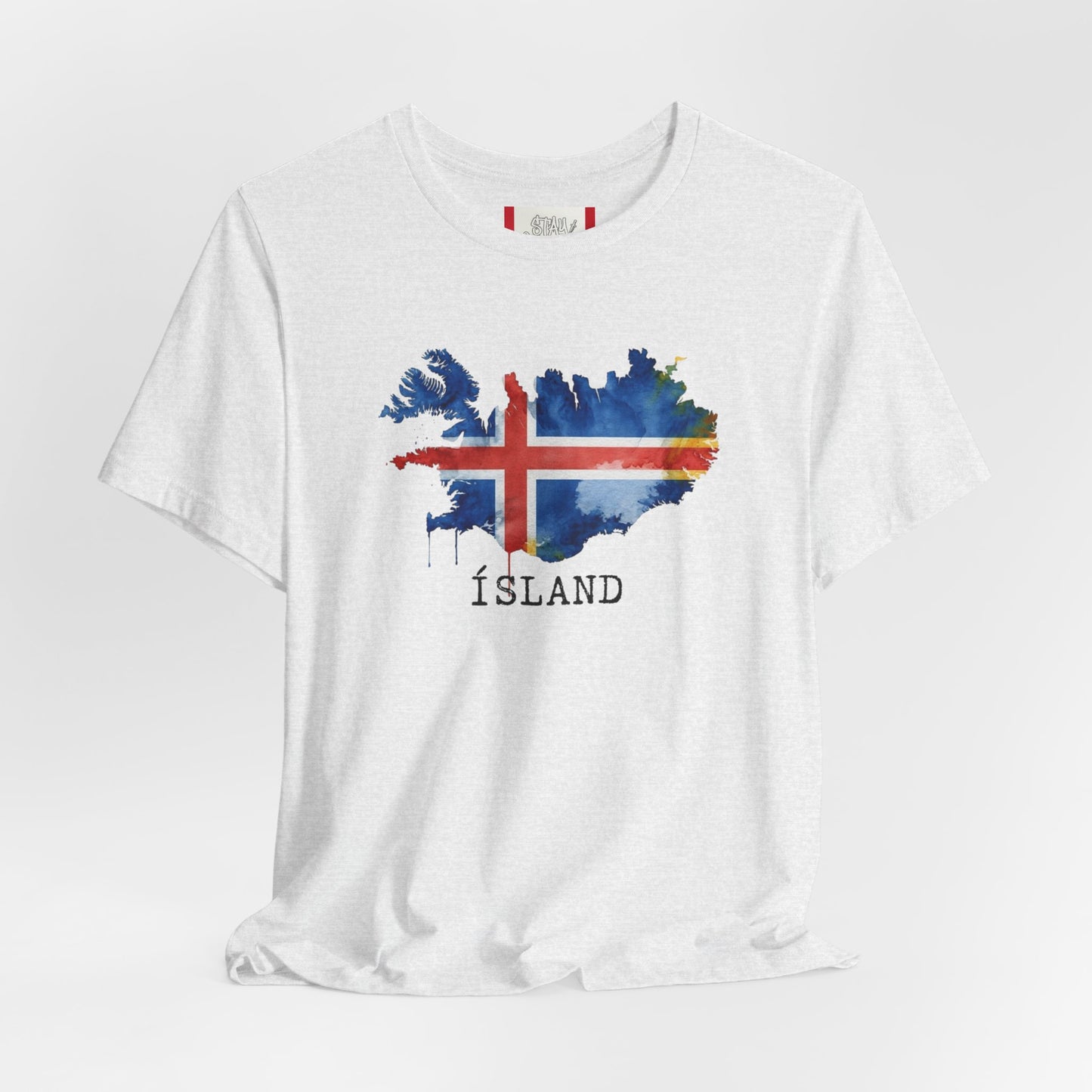 Country T‑Shirt — ÍSLAND (ICELAND)