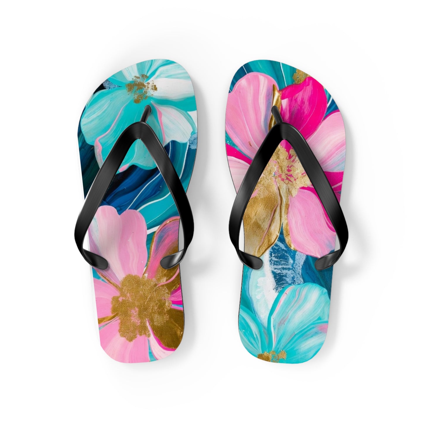 Flower Flip Flops – Oil Paints