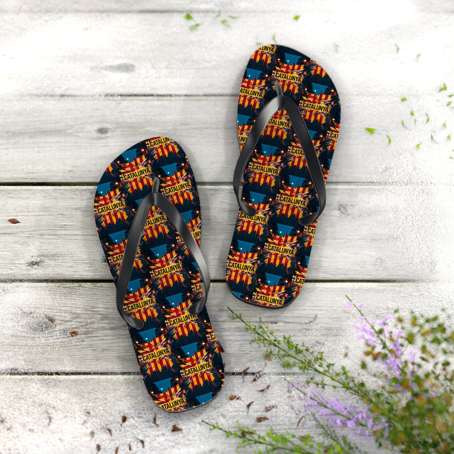 Catalan Independence Flip Flops – Zona Raval