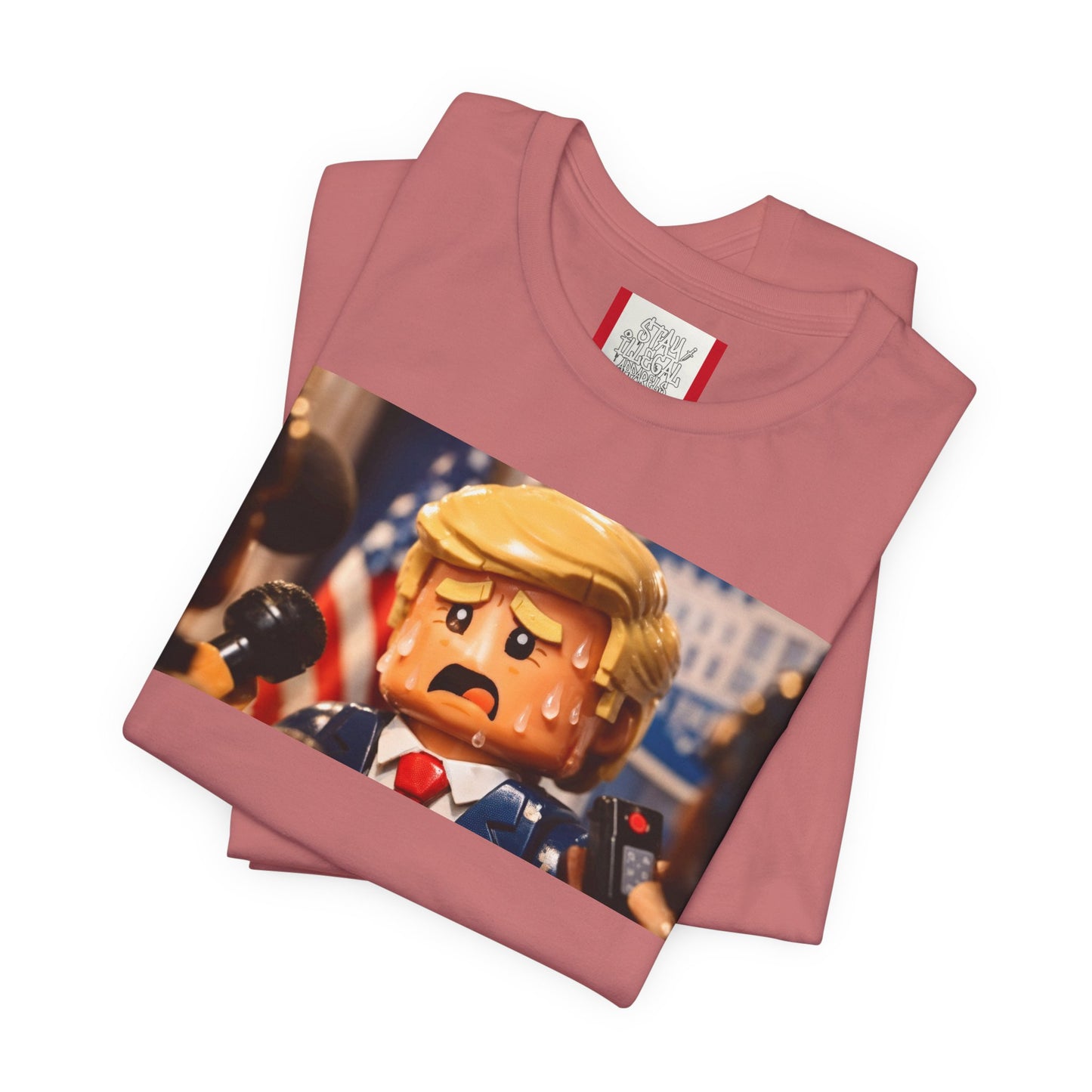 Propaganda T‑Shirt — IRAN LEGOS - Sweaty Trump
