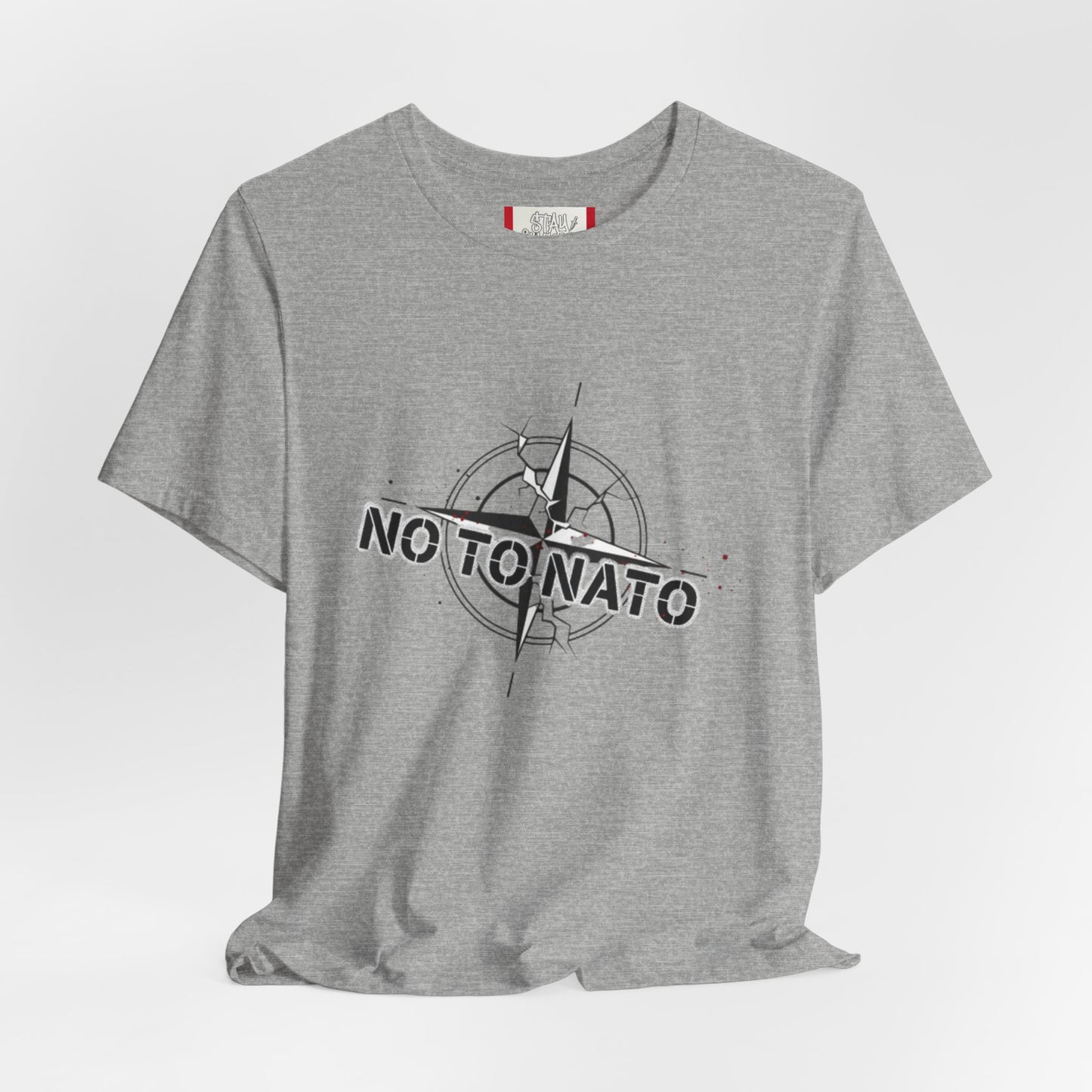 T-shirt de protestation — « NON À L'OTAN » Anglais